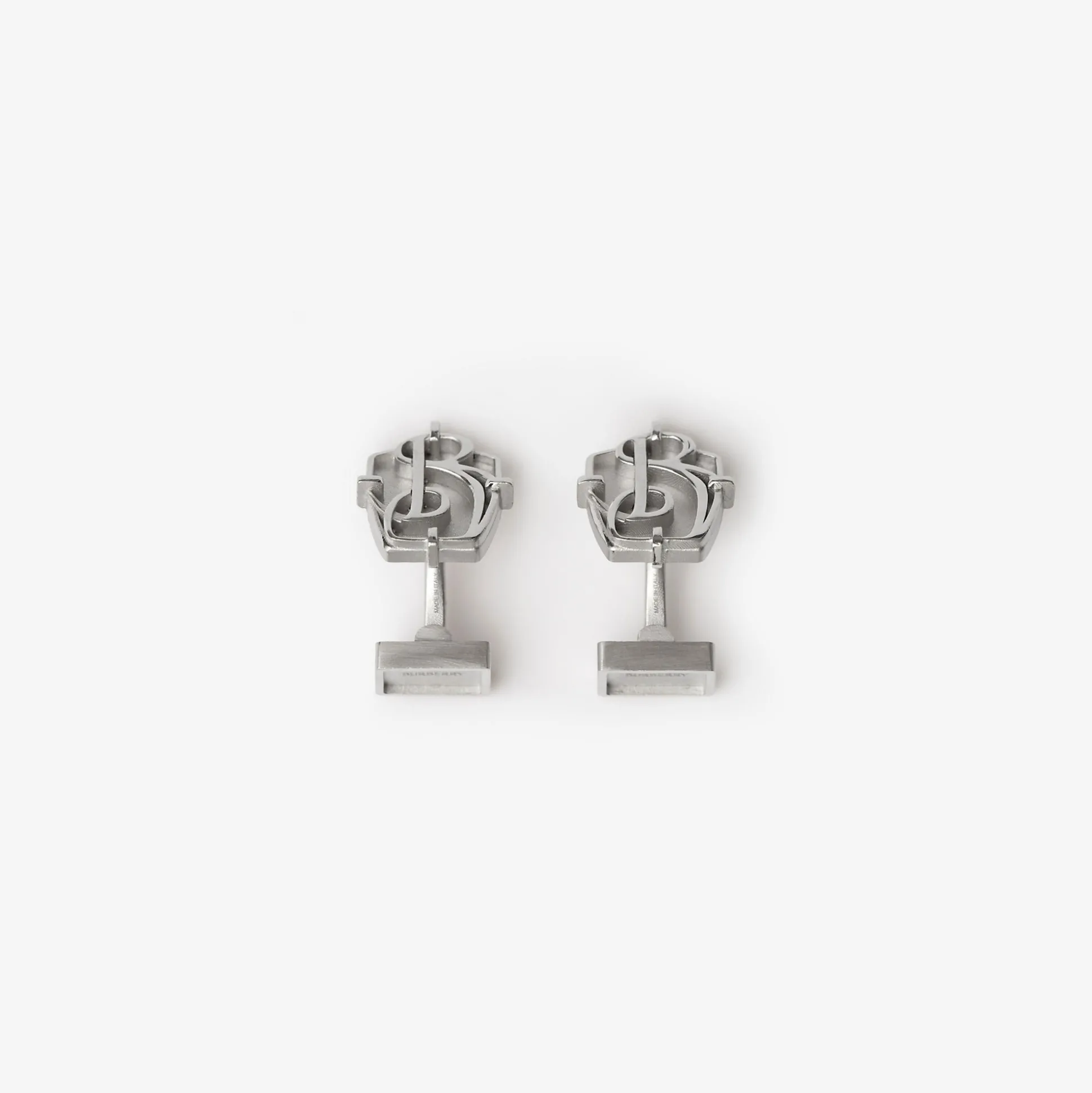 Hot Burberry B Charm Cufflinks Silver