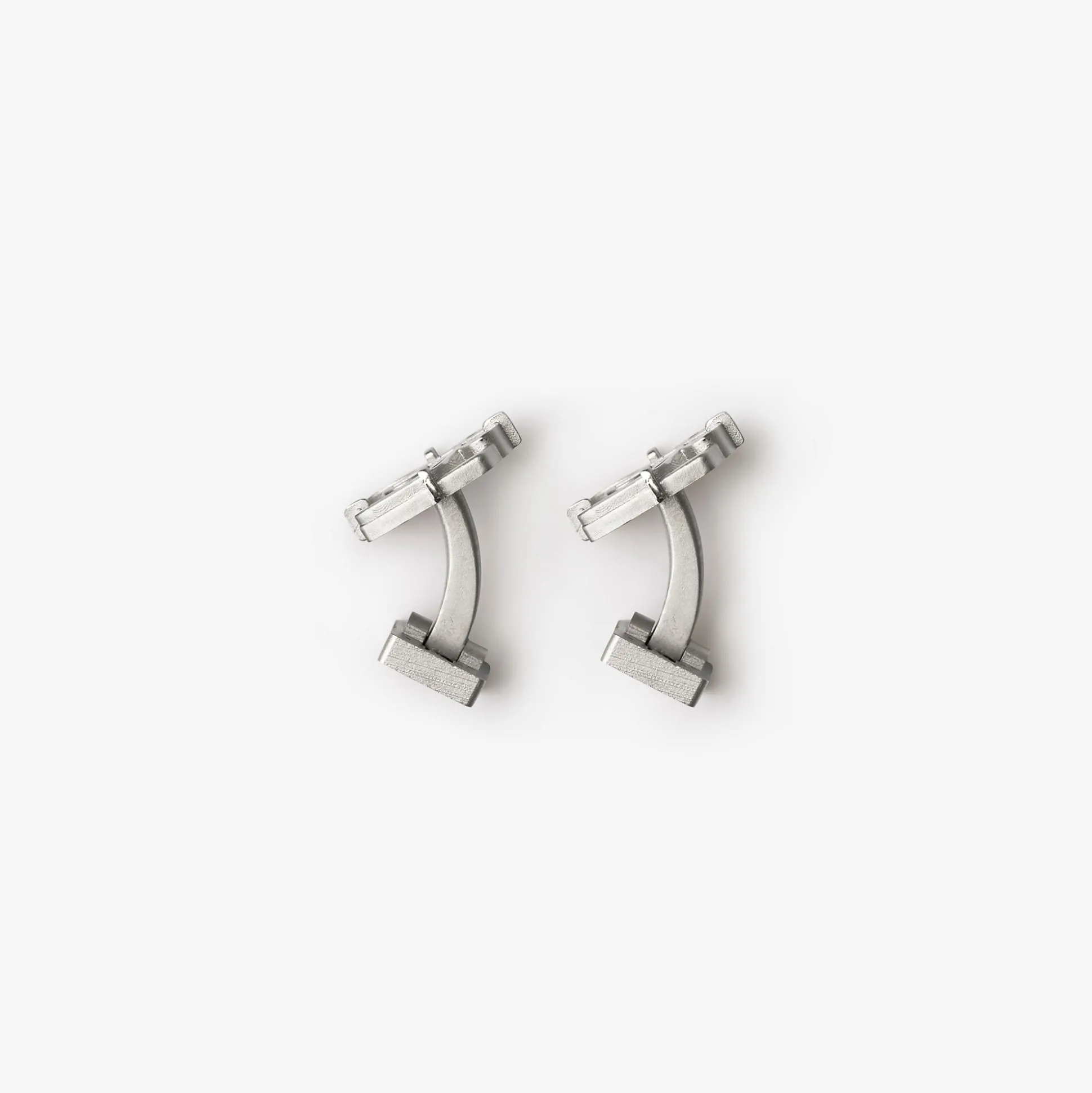 Hot Burberry B Charm Cufflinks Silver