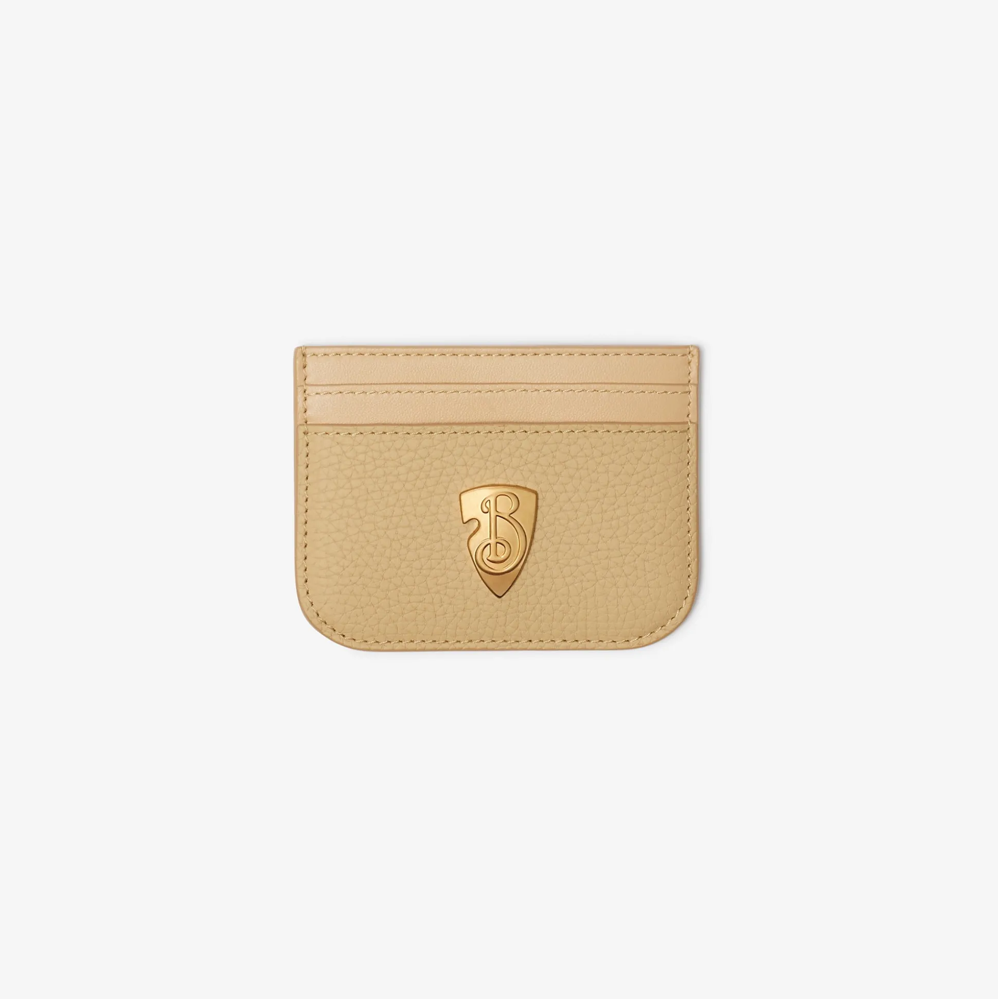 Cheap Burberry B Shield Card Case Sand