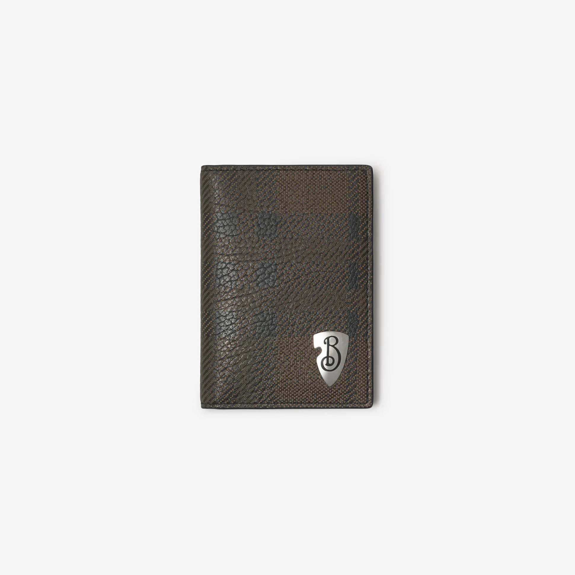 Flash Sale Burberry B Shield Folding Card Case​ Slate