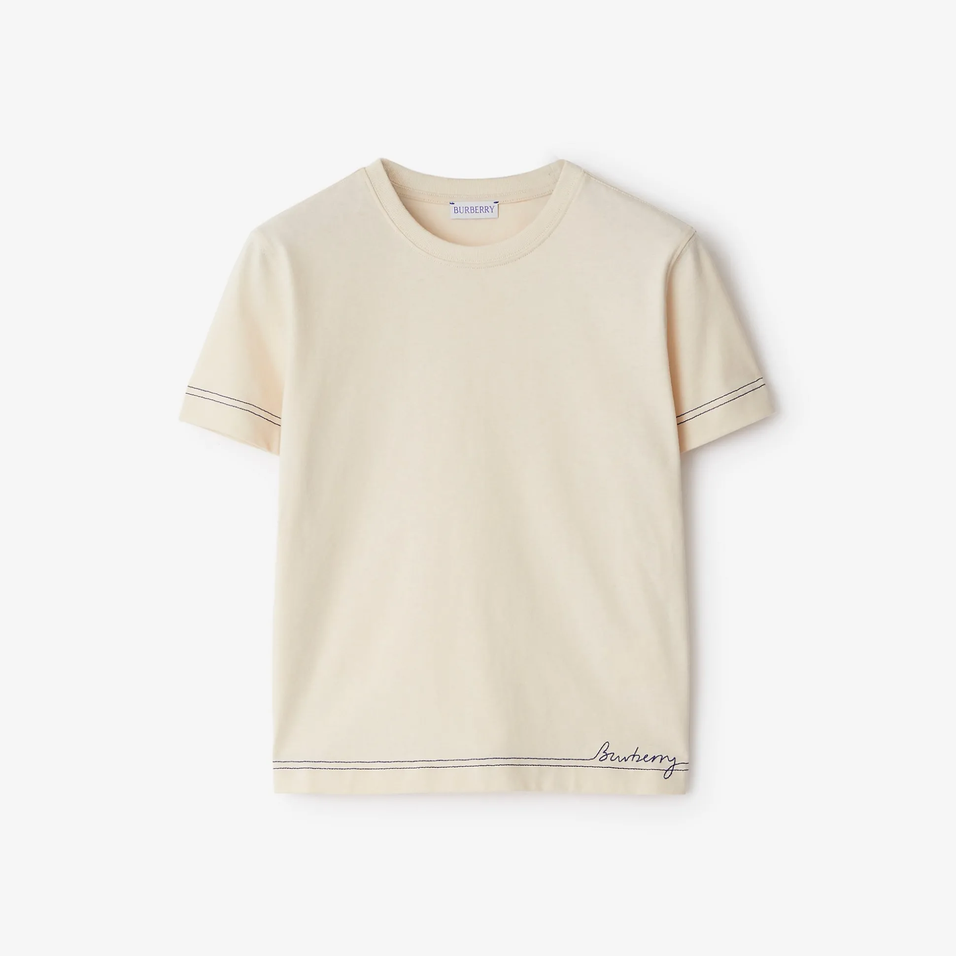 Sale Burberry Boxy Cotton T-shirt Soap