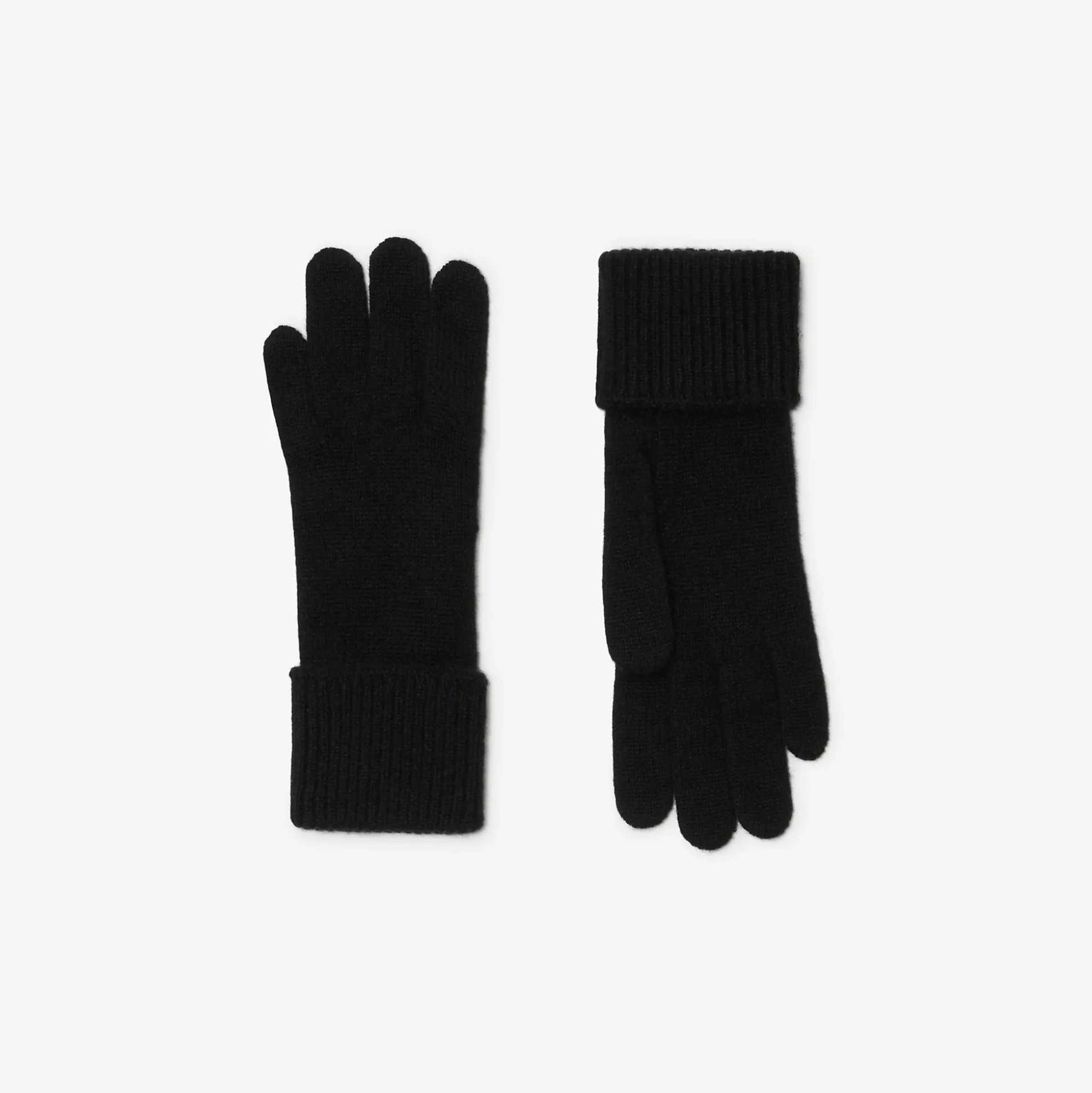 Best Burberry Cashmere Blend Gloves Black