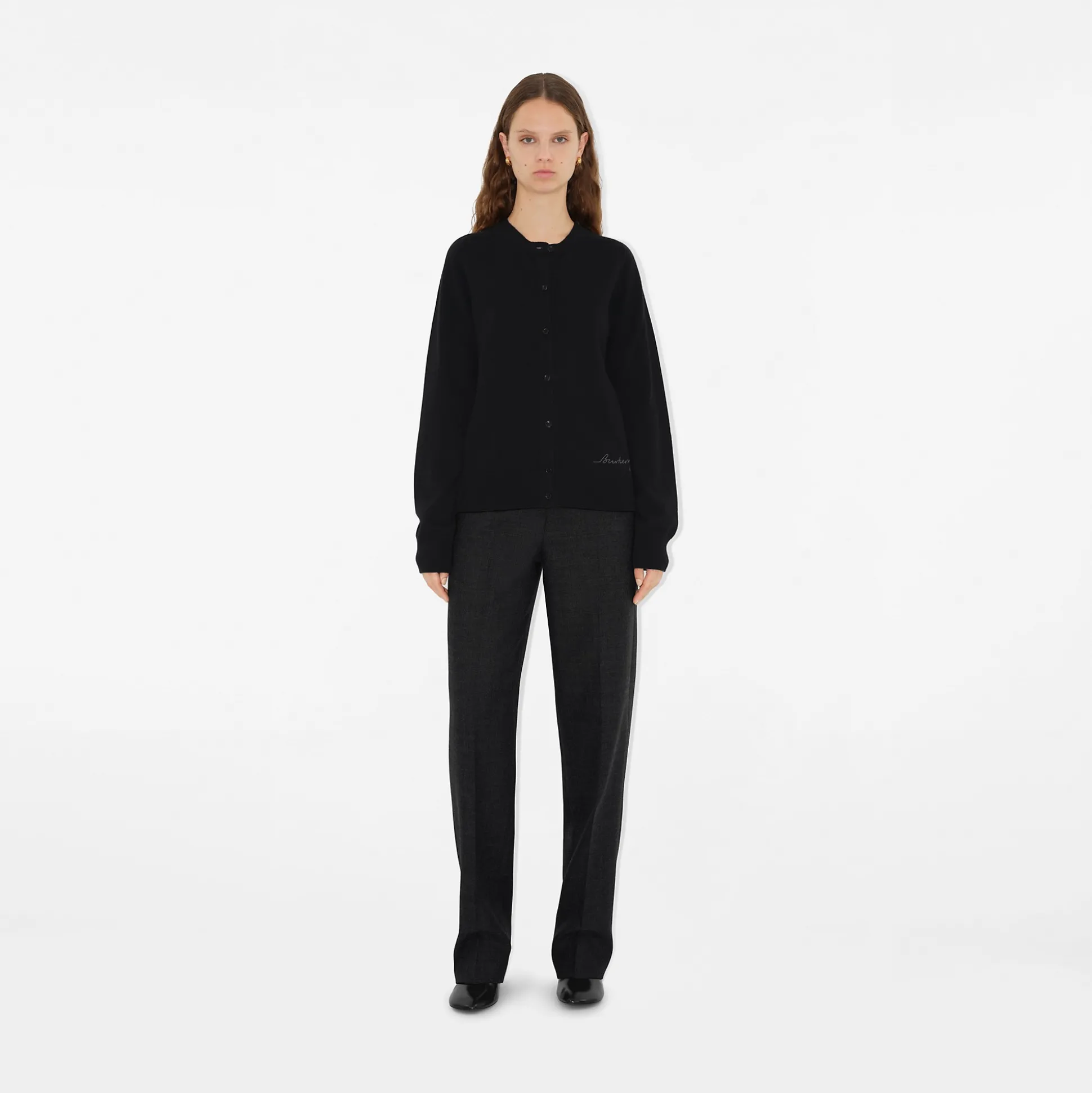 Cheap Burberry Cashmere Cardigan Black