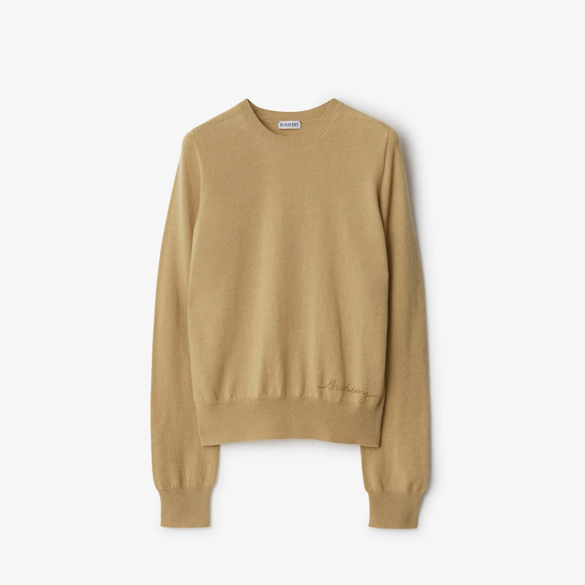 Hot Burberry Cashmere Sweater Flax