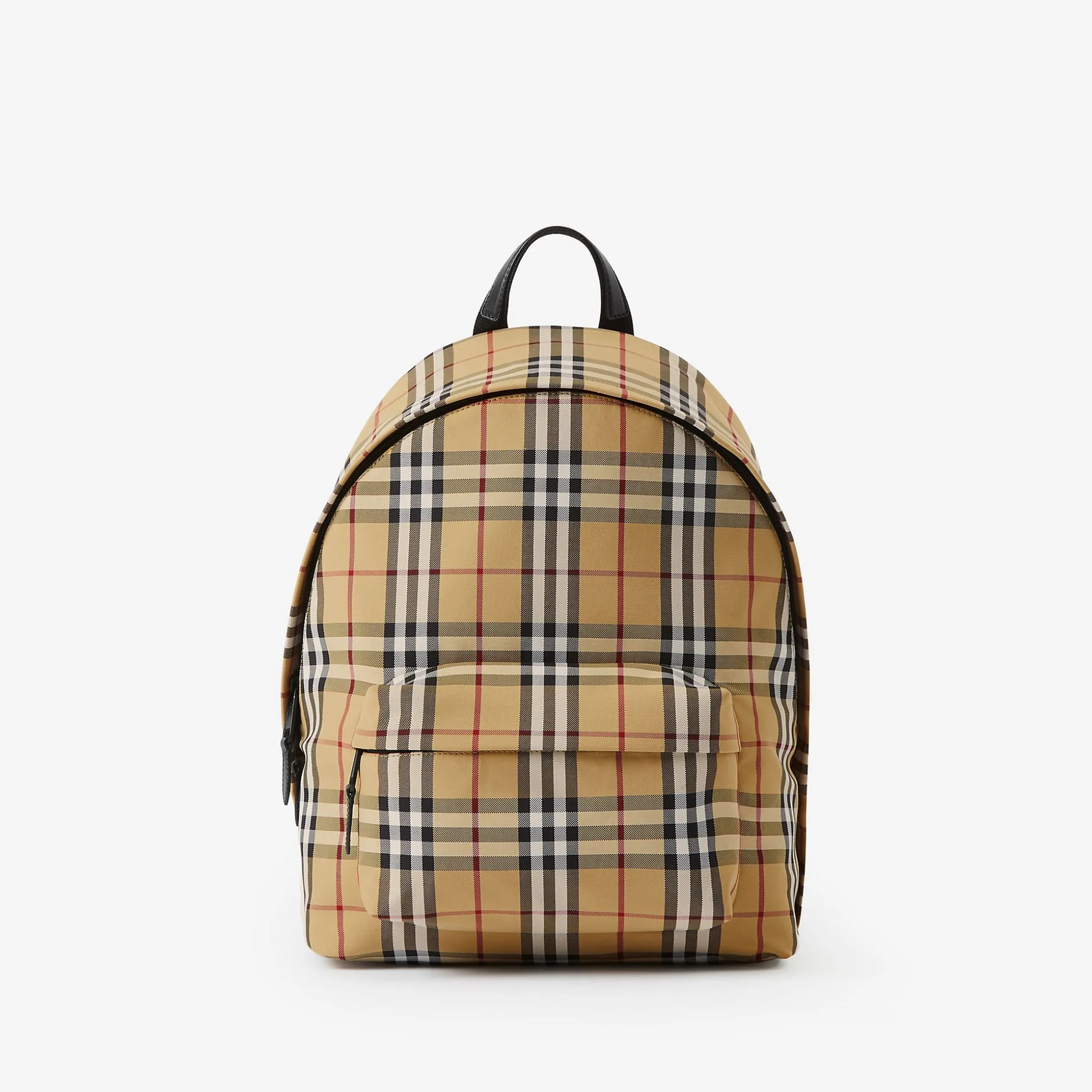 Cheap Burberry Check Backpack Archivebeige