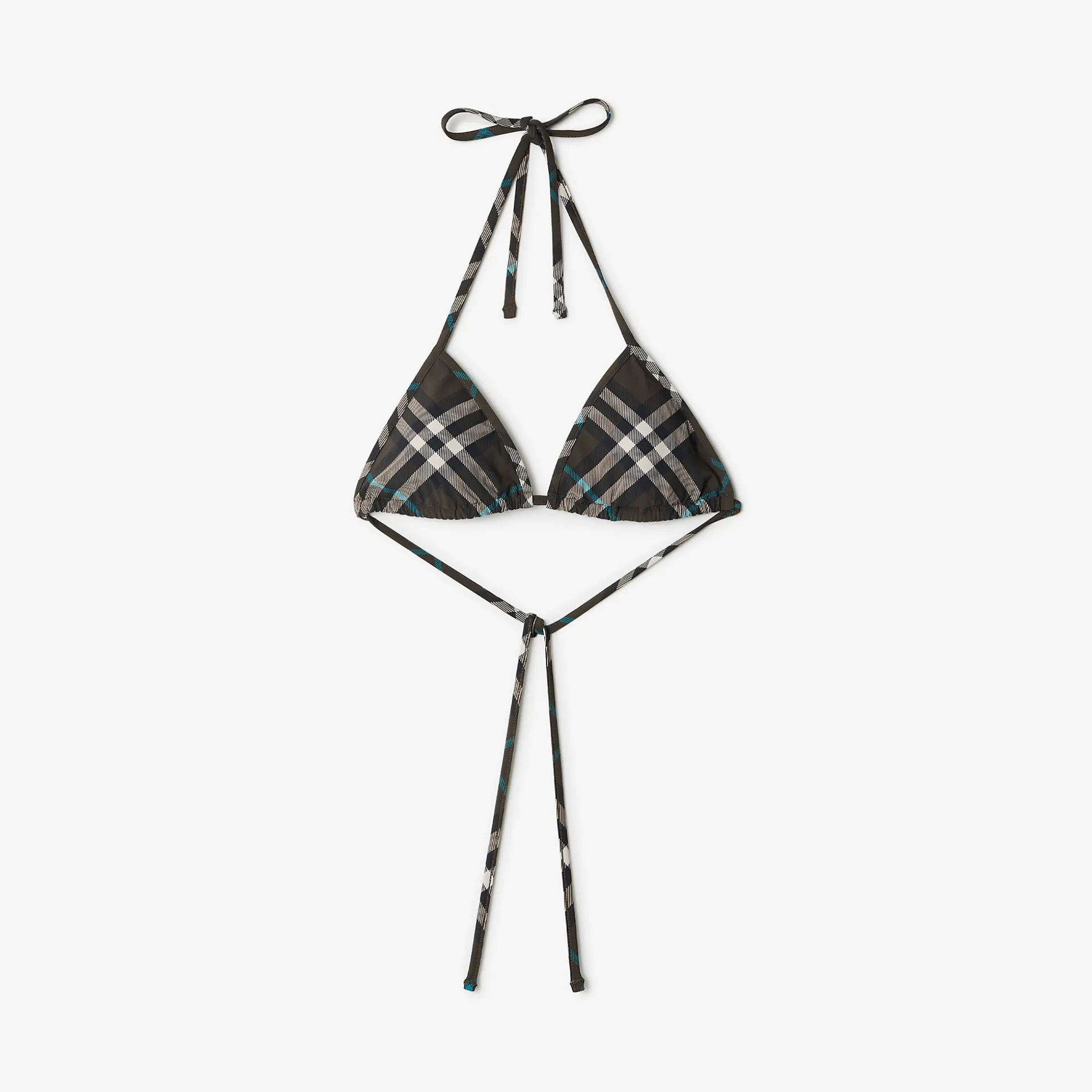 Best Sale Burberry Check Bikini Top Snug