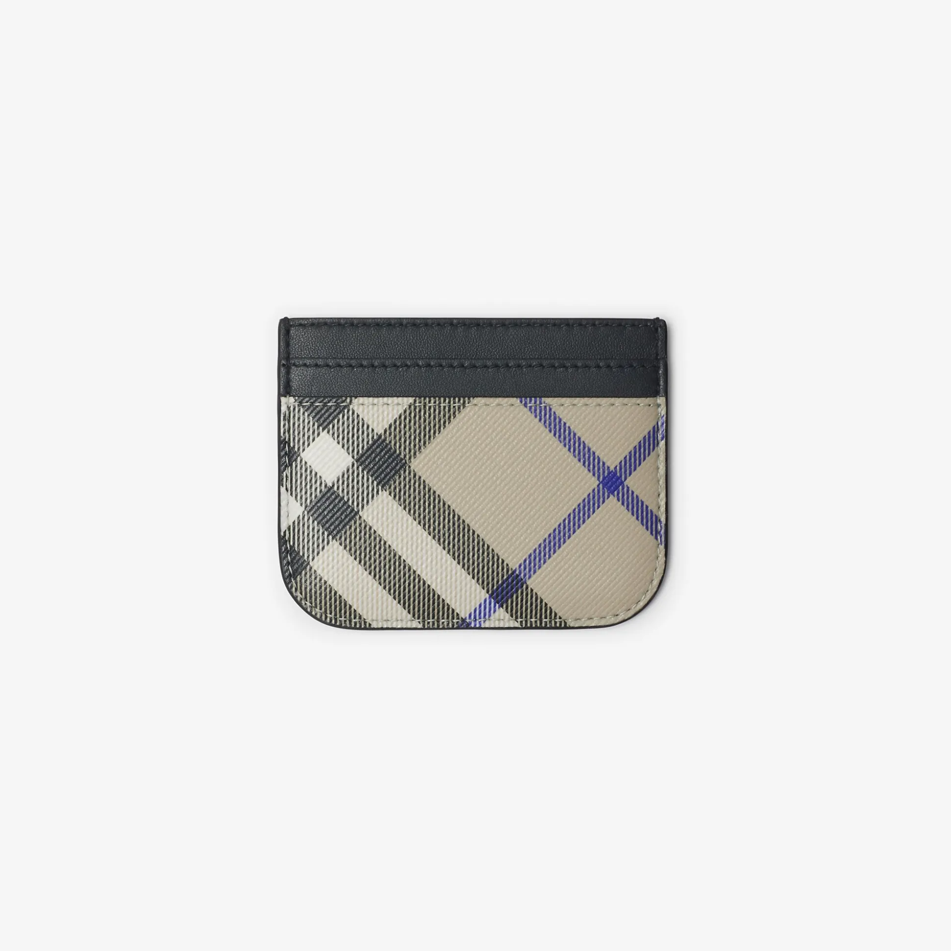 Sale Burberry Check Card Case Lichen