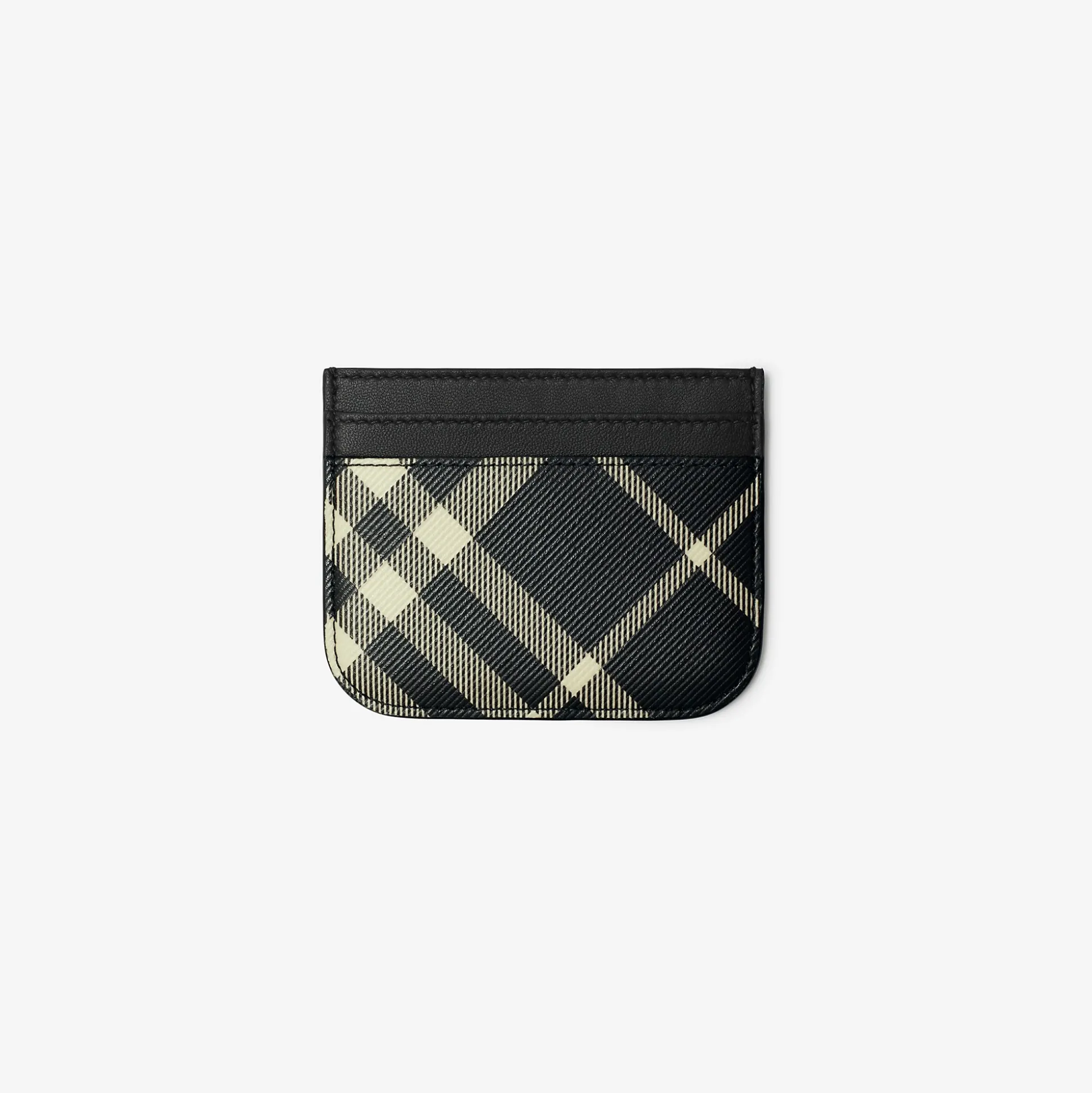 Flash Sale Burberry Check Card Case Black/calico