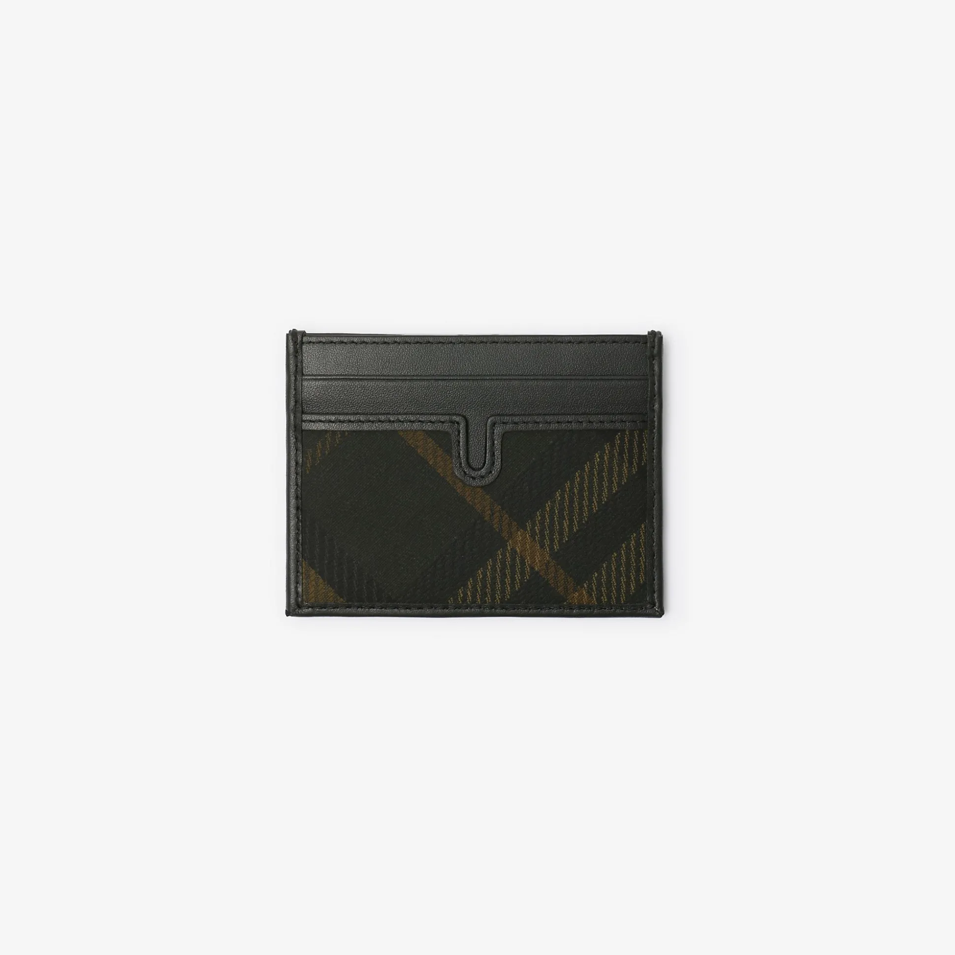 Shop Burberry Check Card Case Shadow