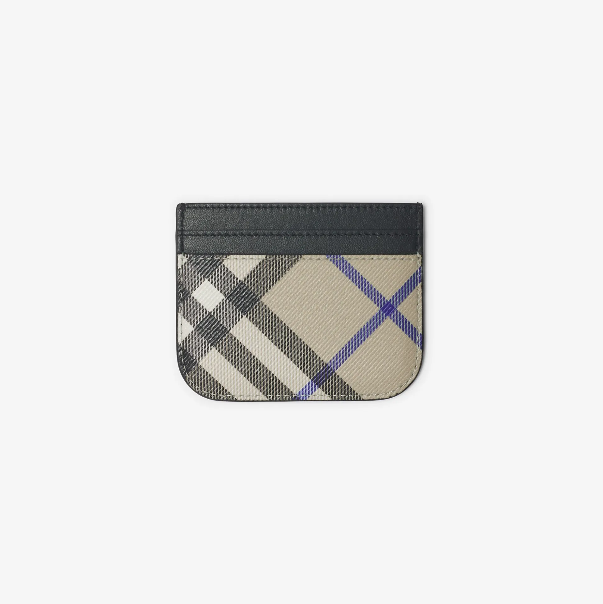 Sale Burberry Check Card Case Lichen