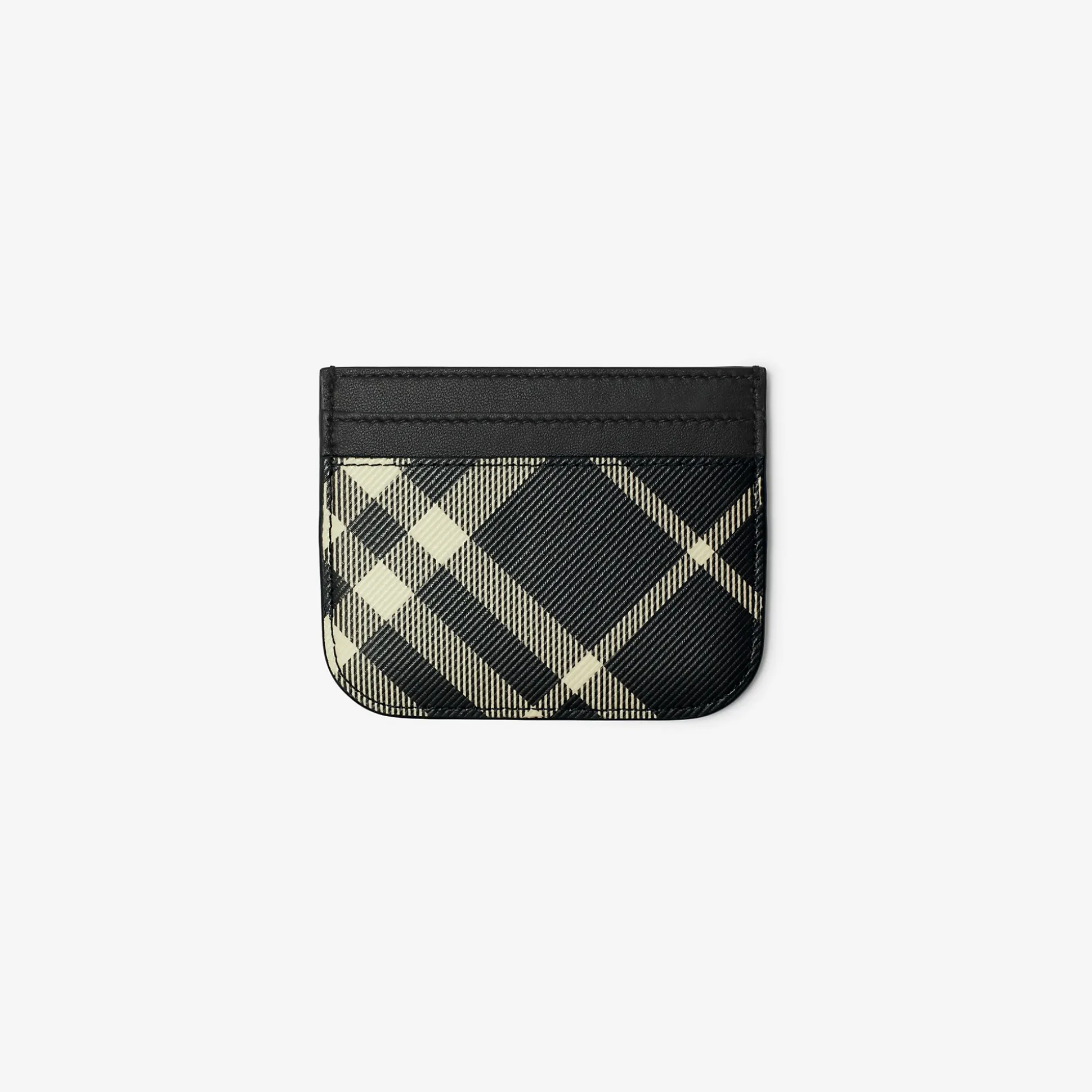 Flash Sale Burberry Check Card Case Black/calico