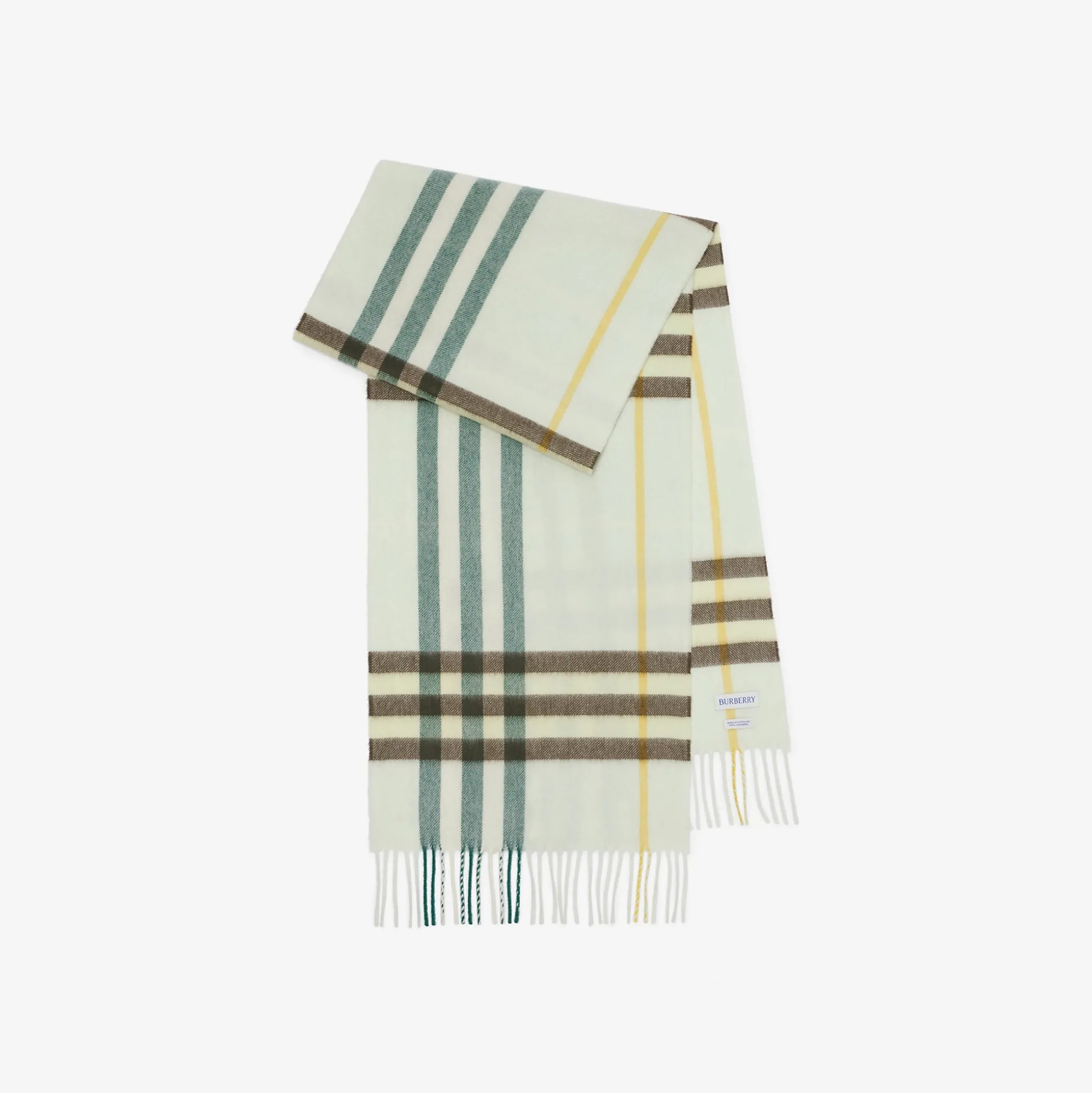 New Burberry Check Cashmere Scarf Breeze