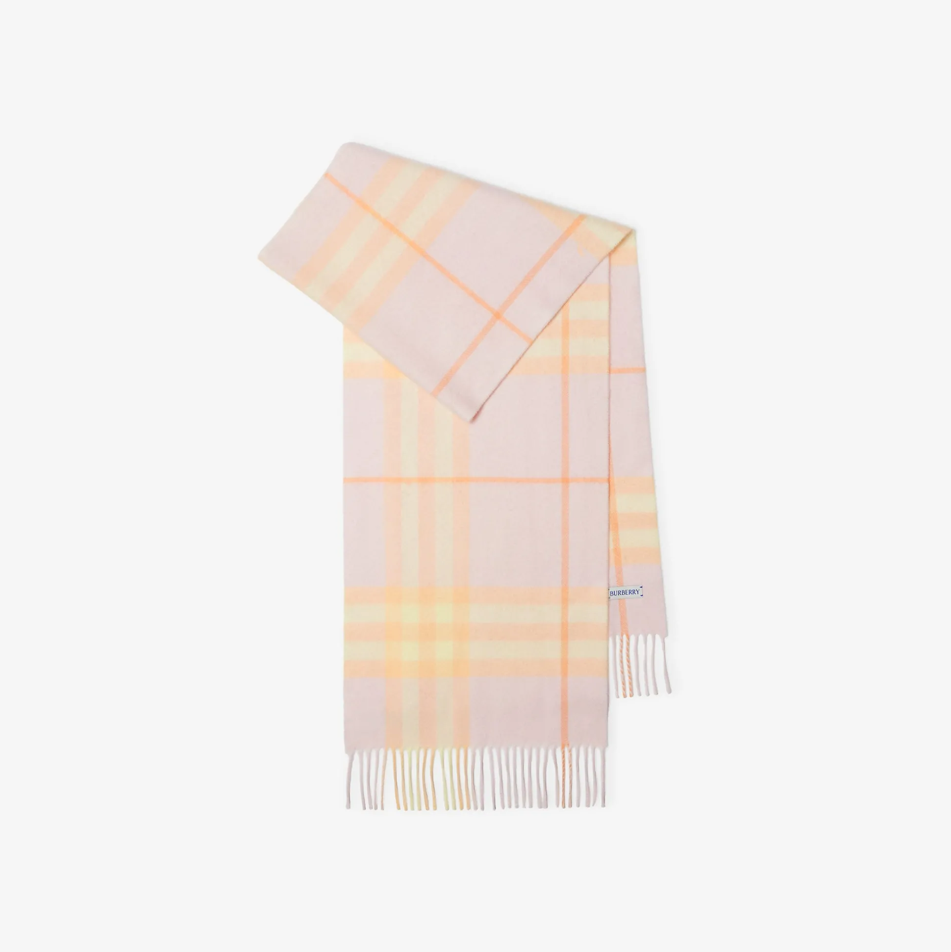 Hot Burberry Check Cashmere Scarf Cameo