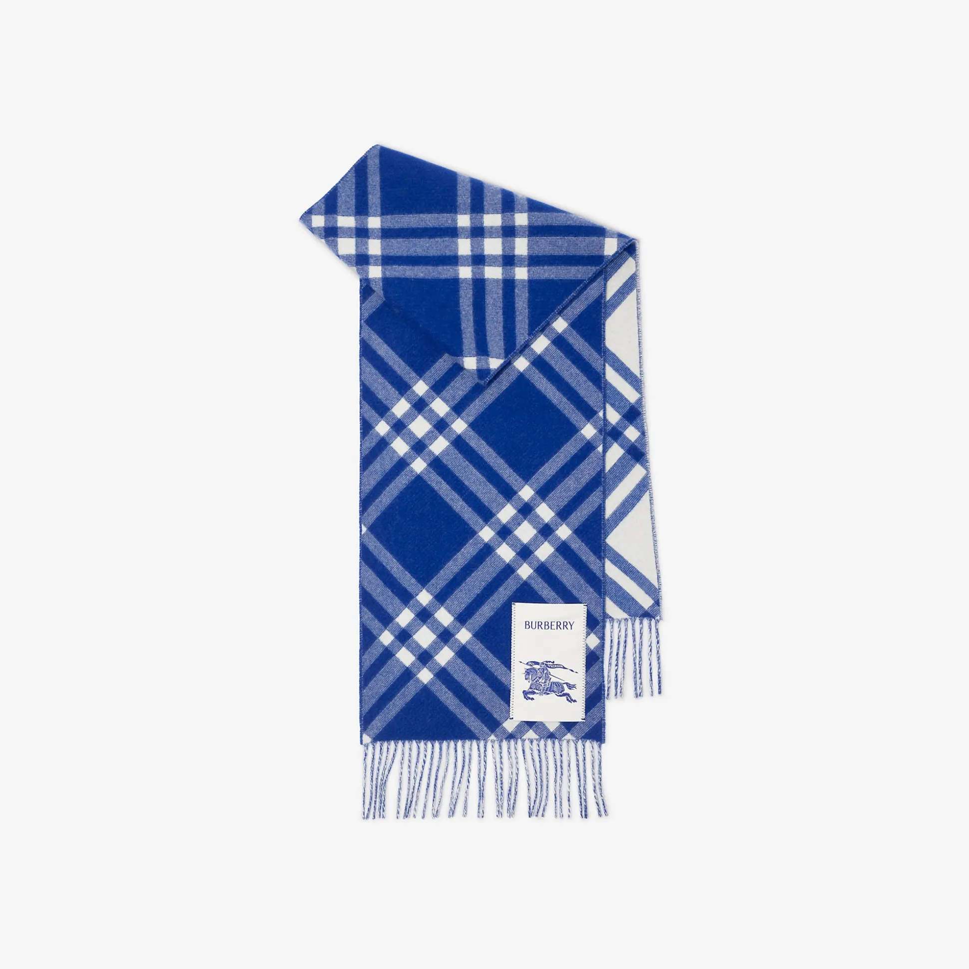 Sale Burberry Check Cashmere Scarf Knight