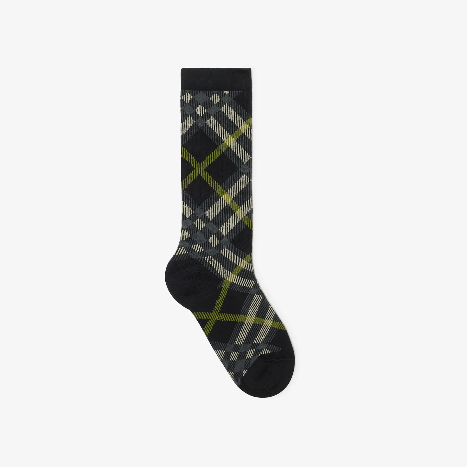 Hot Burberry Check Cotton Blend Socks Indigo