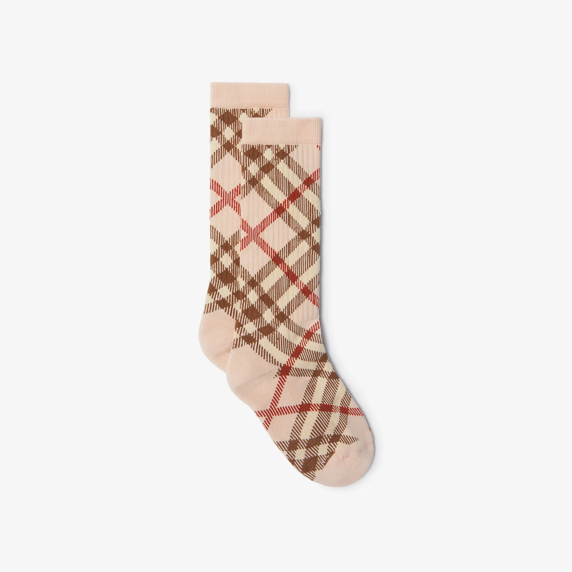 Best Sale Burberry Check Cotton Blend Socks Teacup