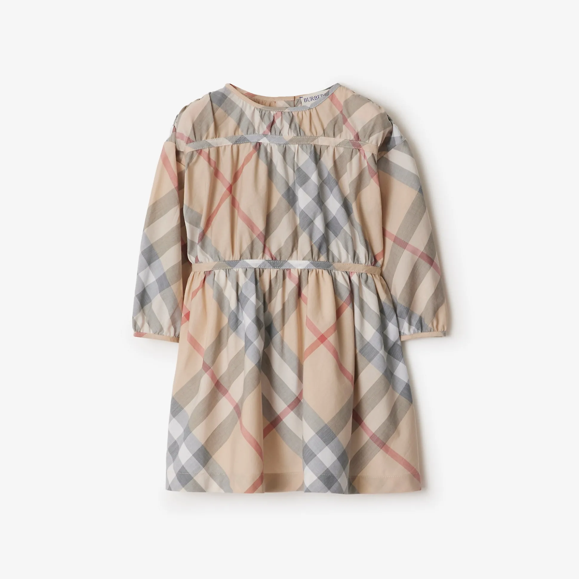 Cheap Burberry Check Cotton Dress Palestone