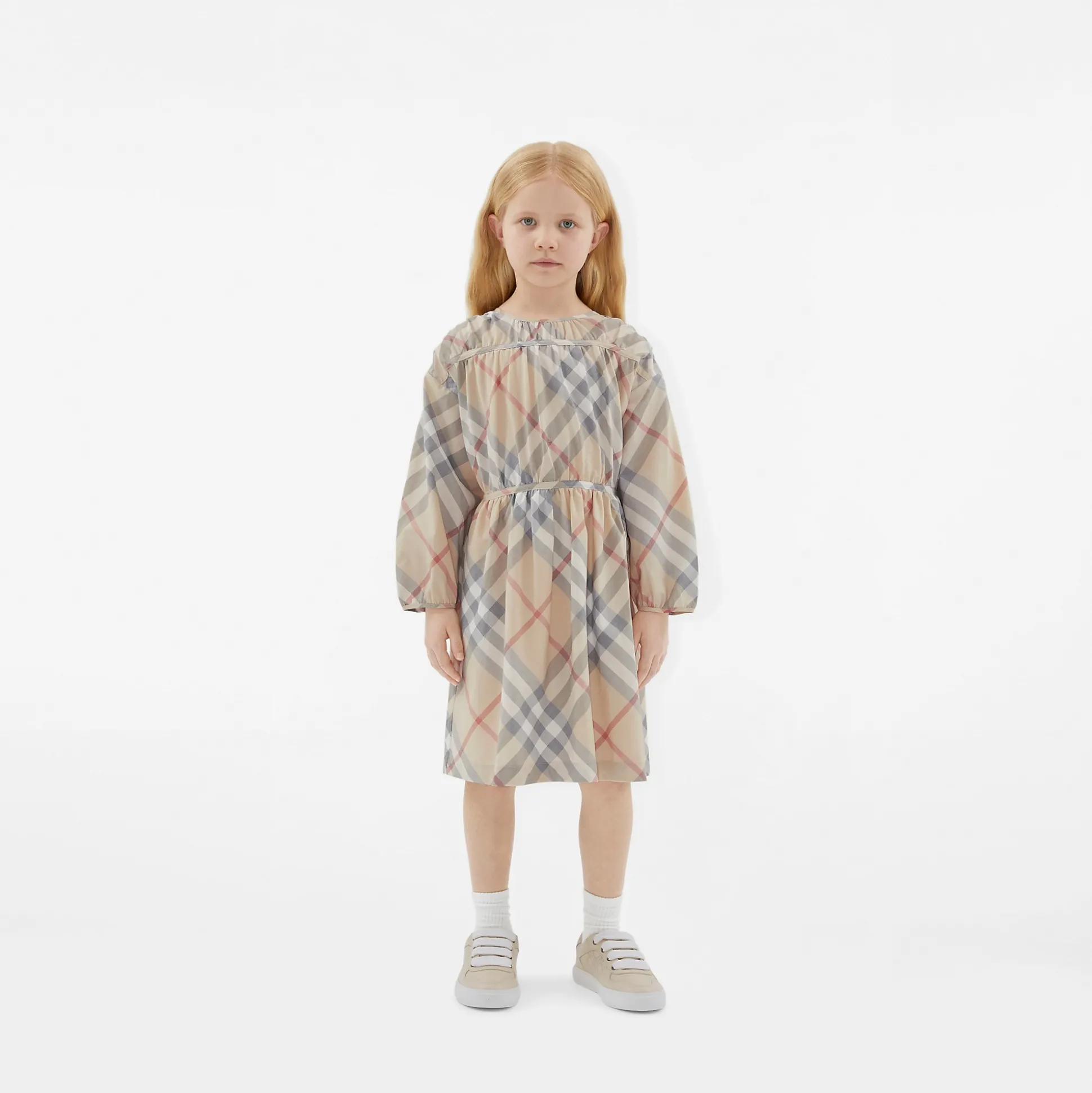 Cheap Burberry Check Cotton Dress Palestone