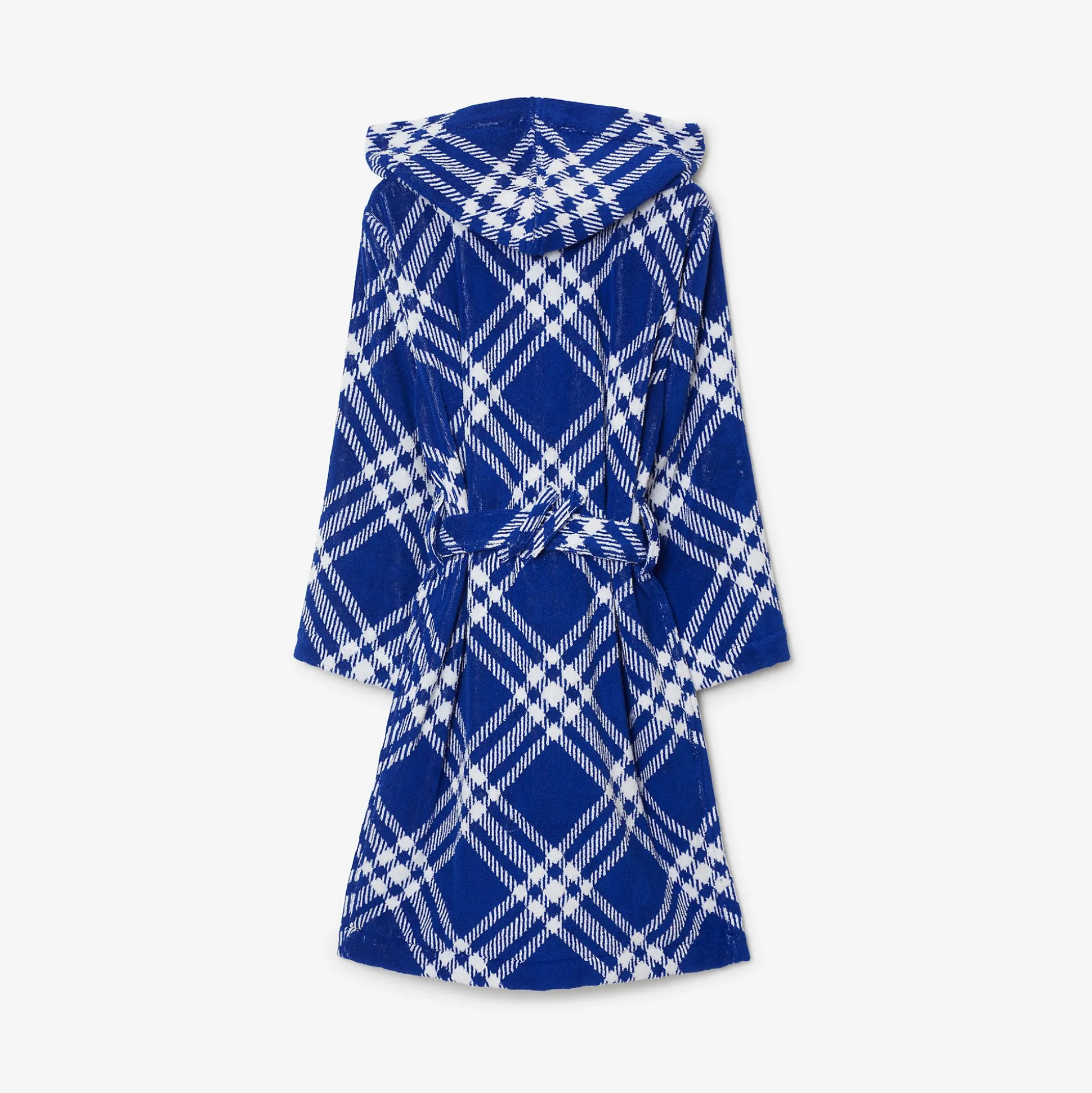 Clearance Burberry Check Cotton Robe Knight