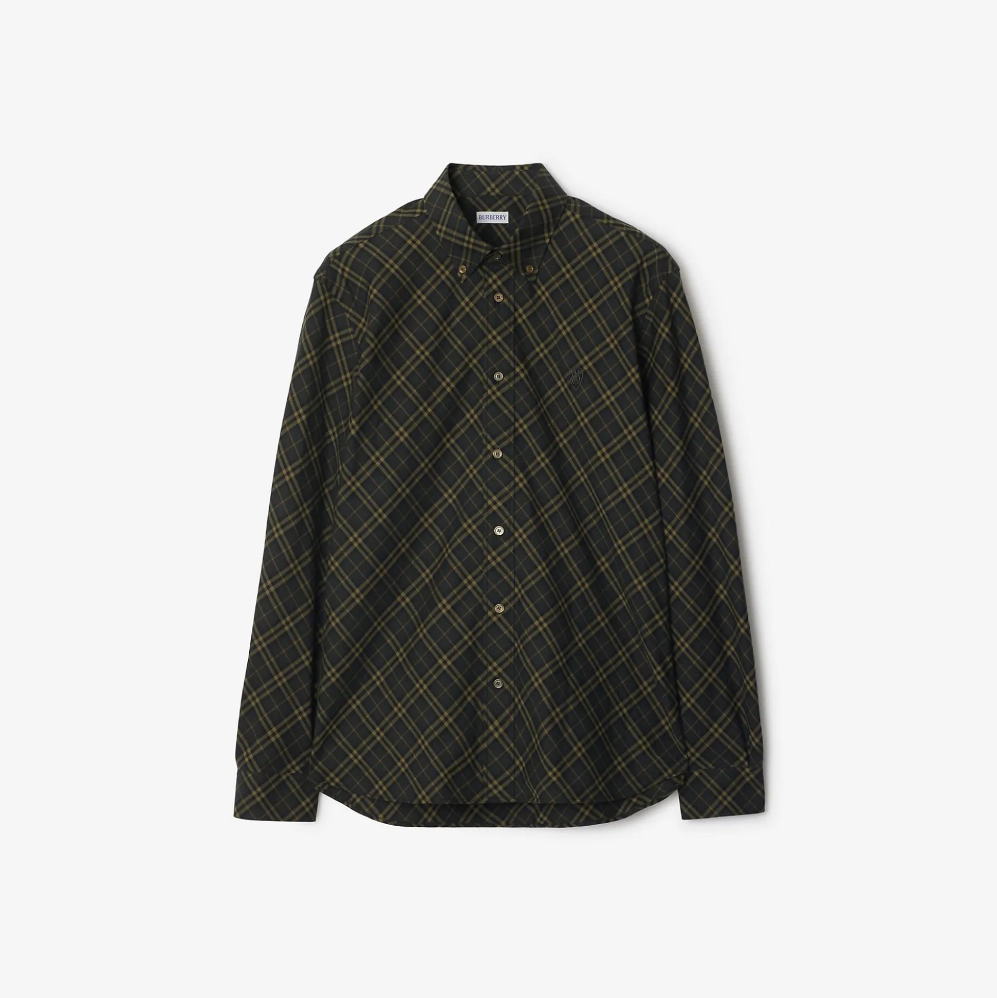 Sale Burberry Check Cotton Shirt Shadow