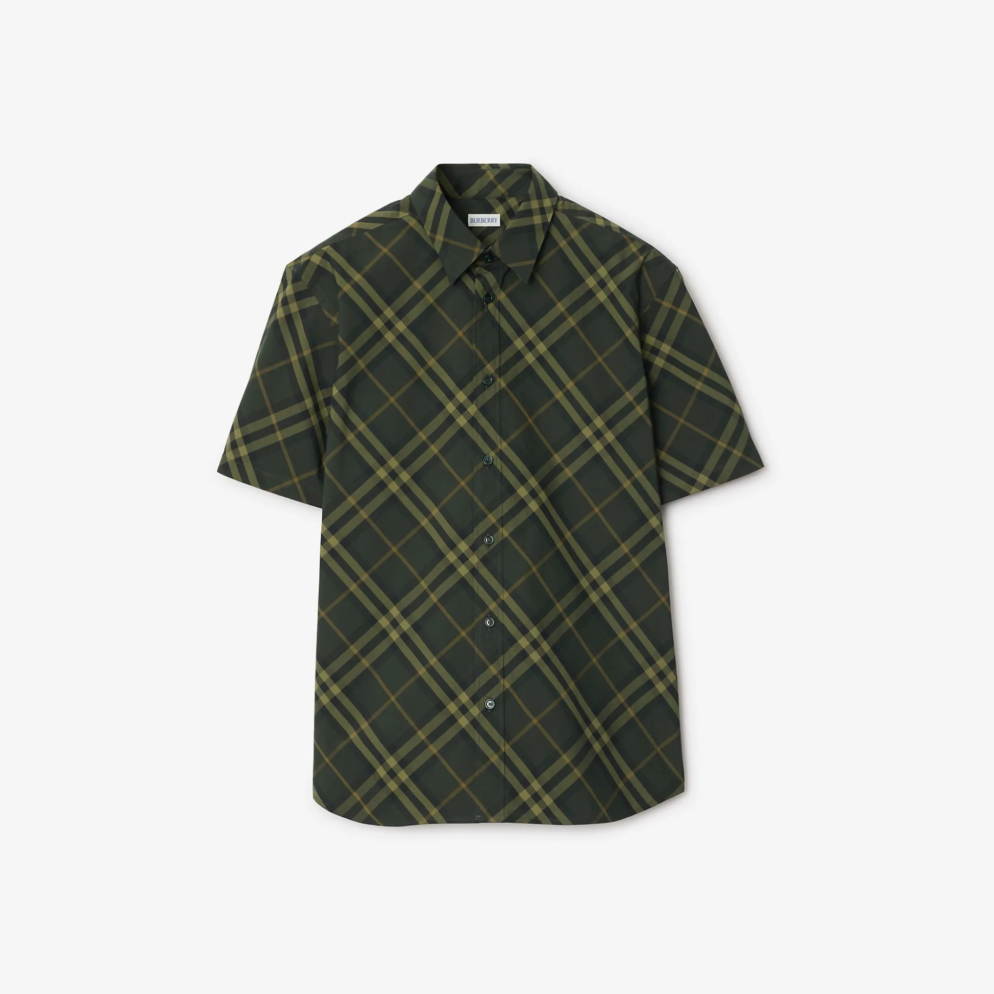 Sale Burberry Check Cotton Shirt Shadow