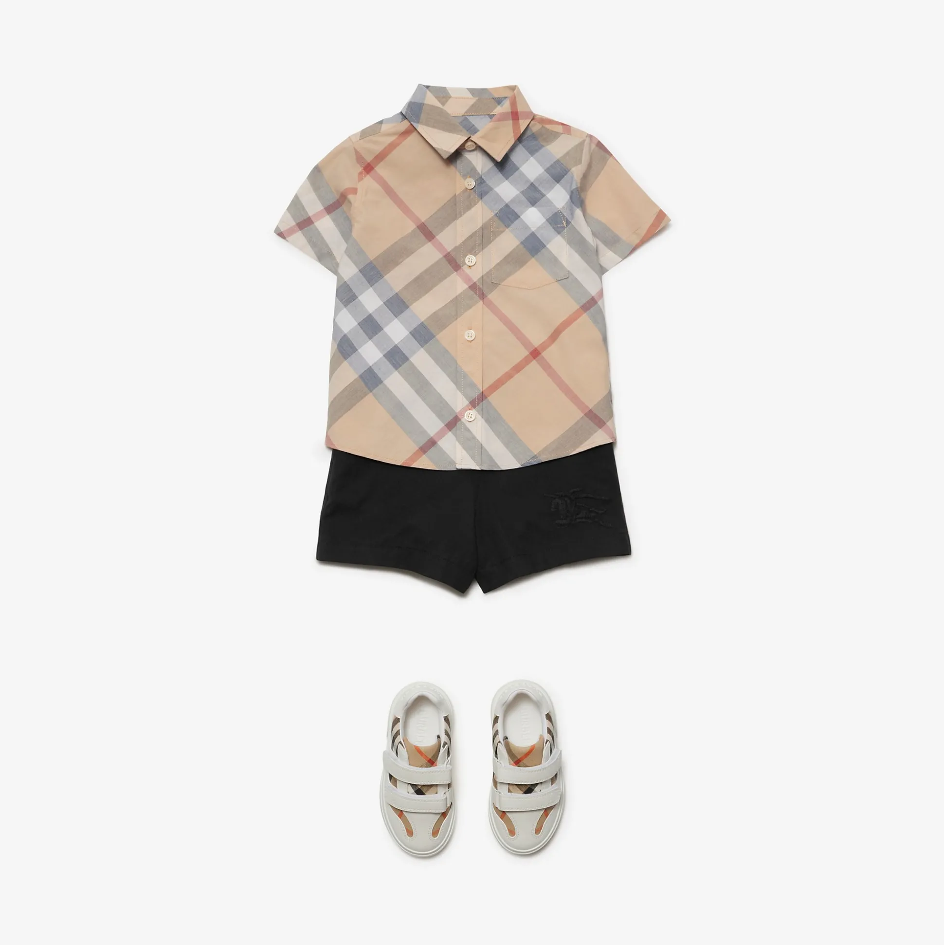 Best Burberry Check Cotton Shirt Palestone