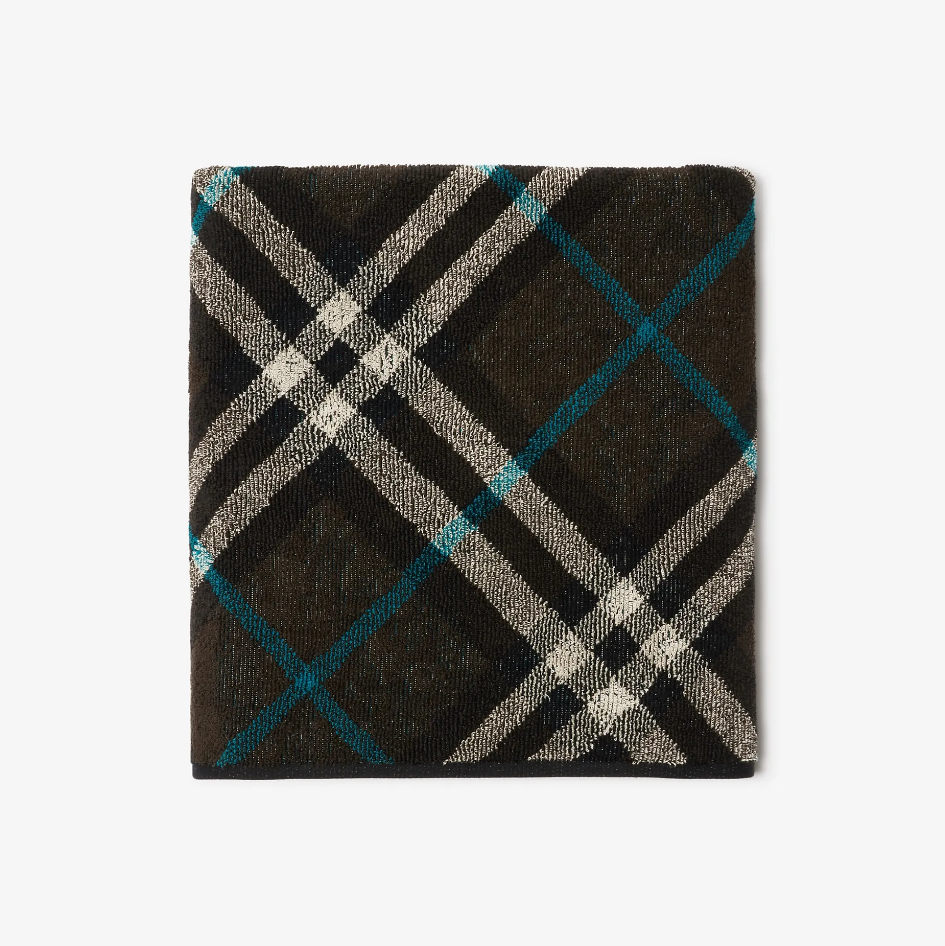 Outlet Burberry Check Cotton Towel Snug