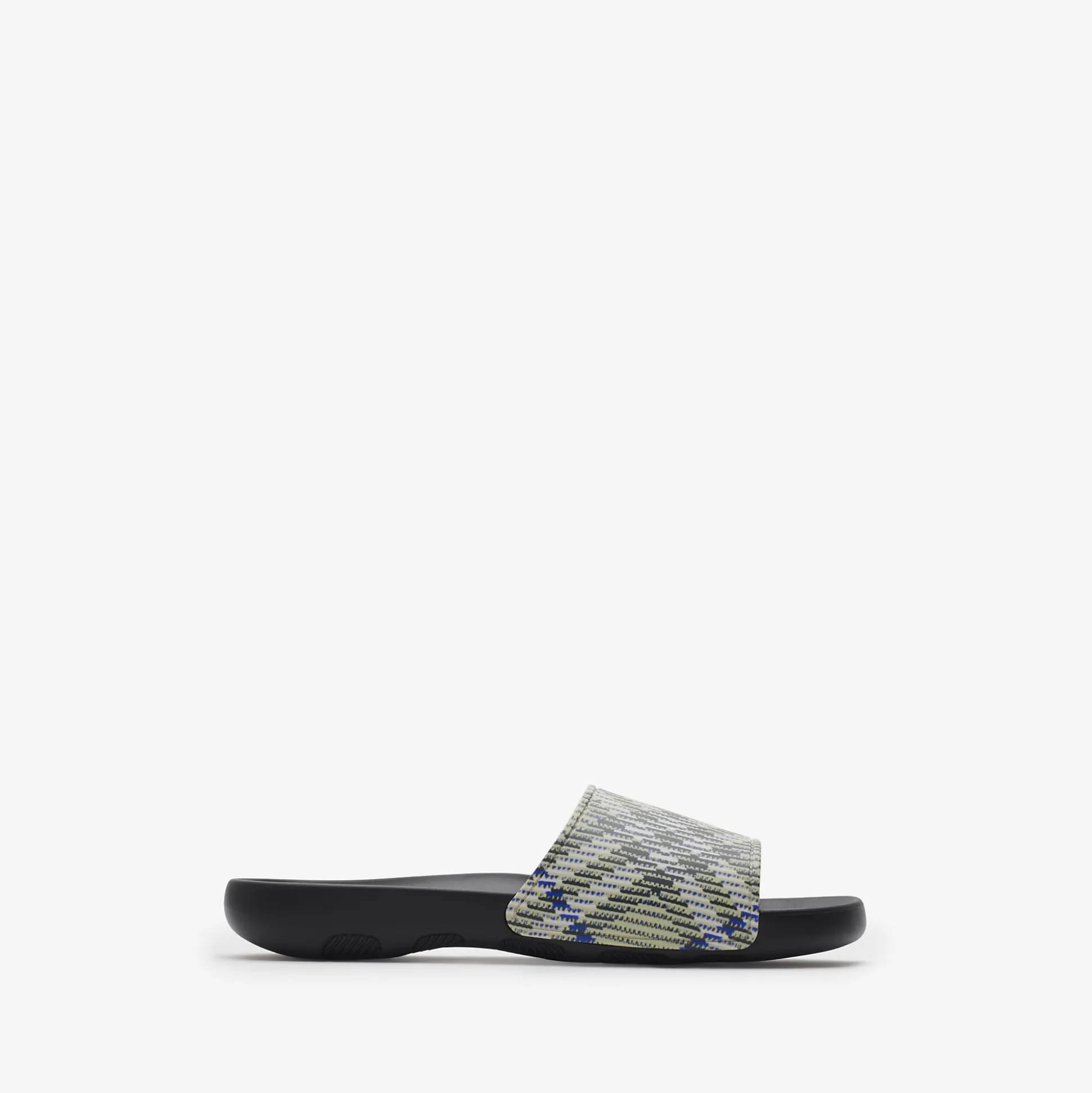 Flash Sale Burberry Check Dive Slides Lichen