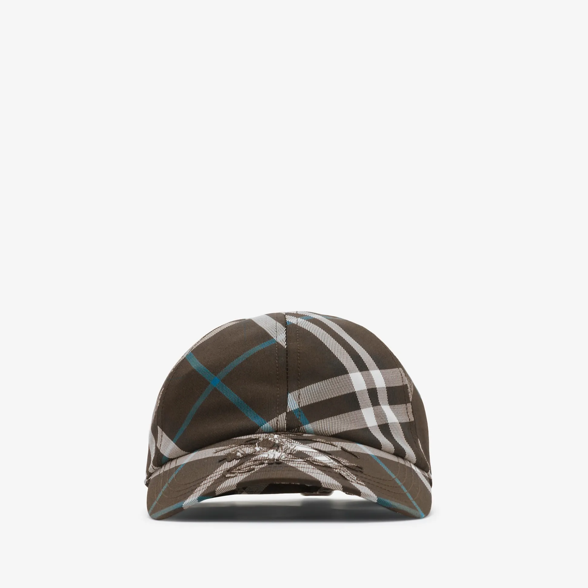 Shop Burberry Check EKD Baseball Cap Snug