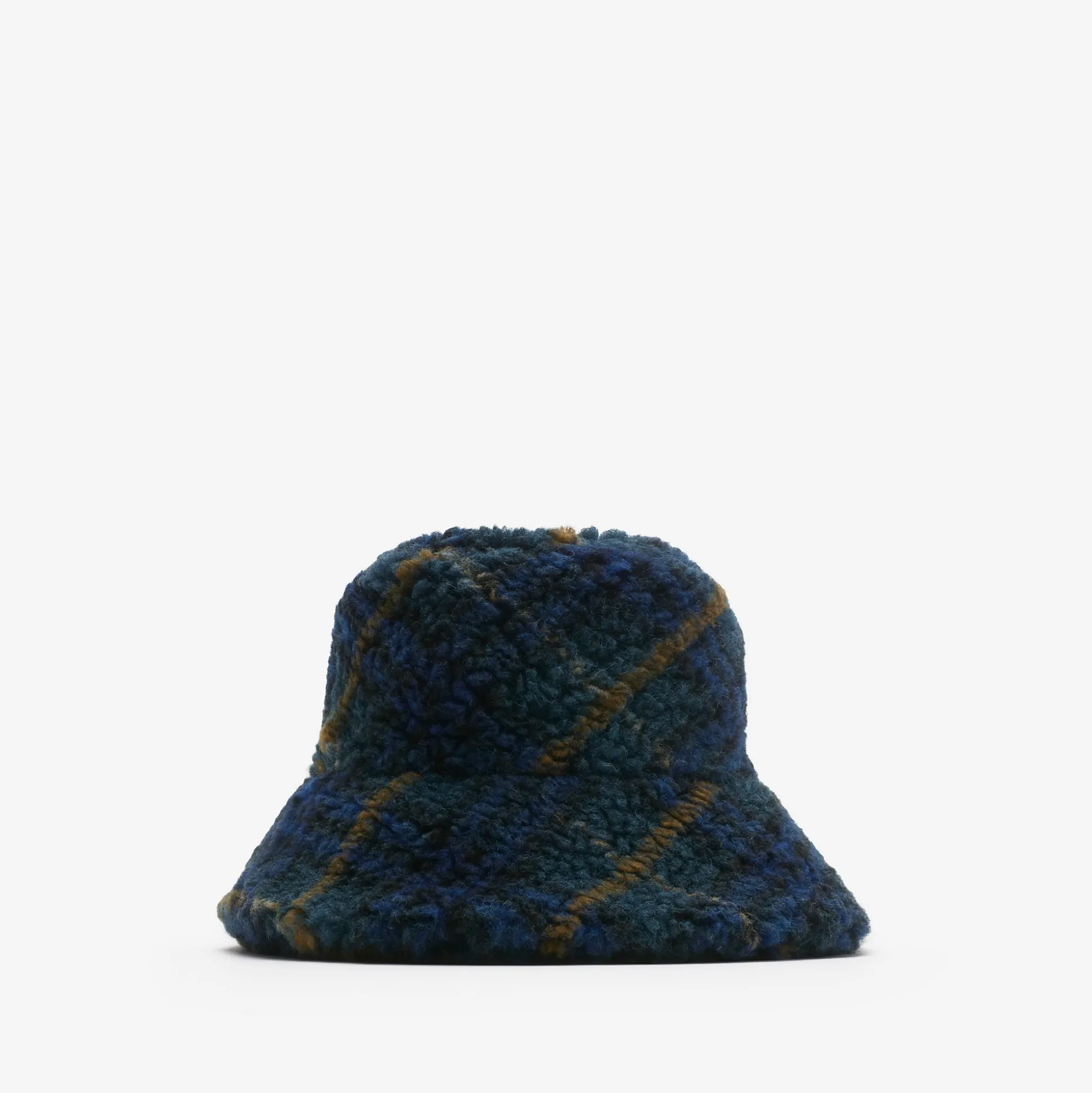 Best Burberry Check Fleece Bucket Hat Midnight