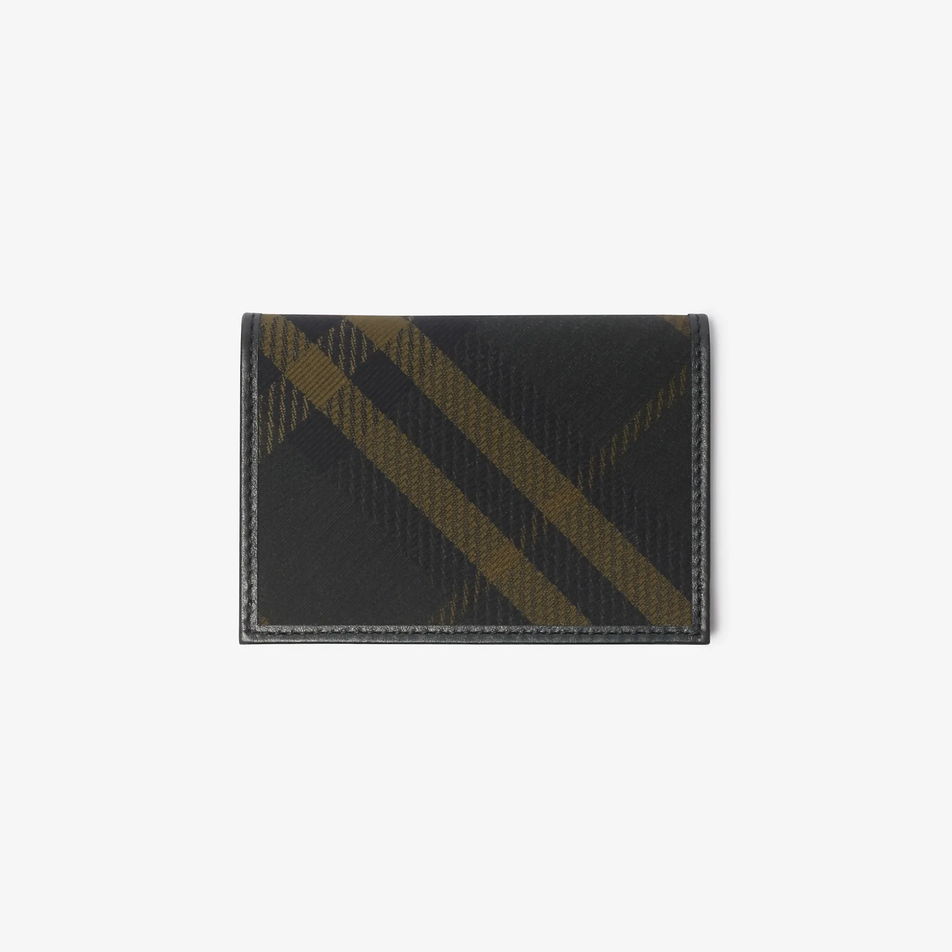 Cheap Burberry Check Folding Card Case Shadow