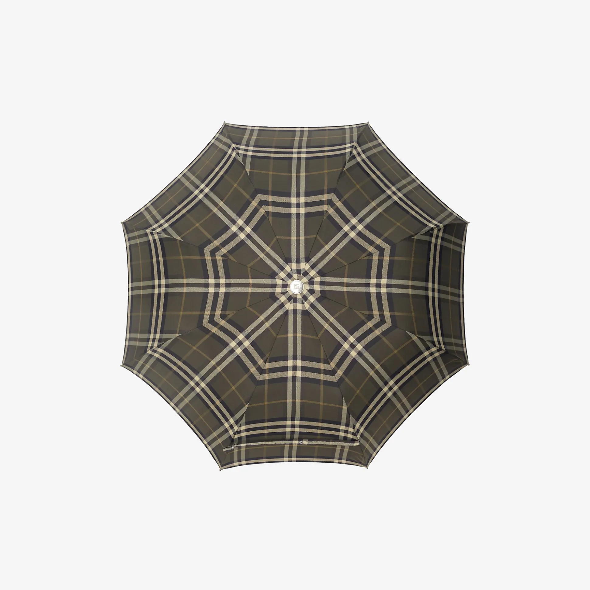 Outlet Burberry Check Folding Umbrella Heath