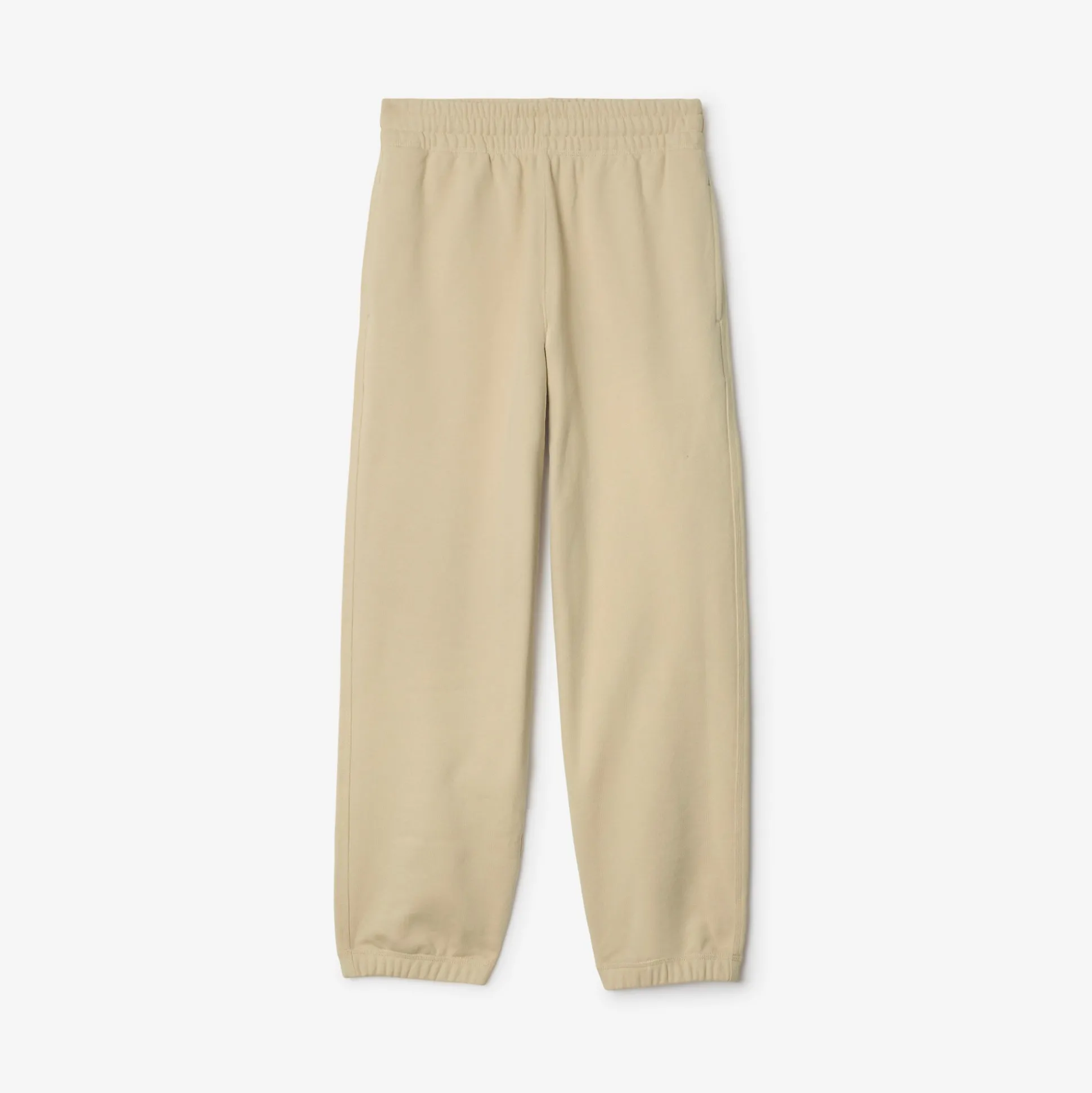 Store Burberry Check Label Cotton Jogging Pants Nutmeg