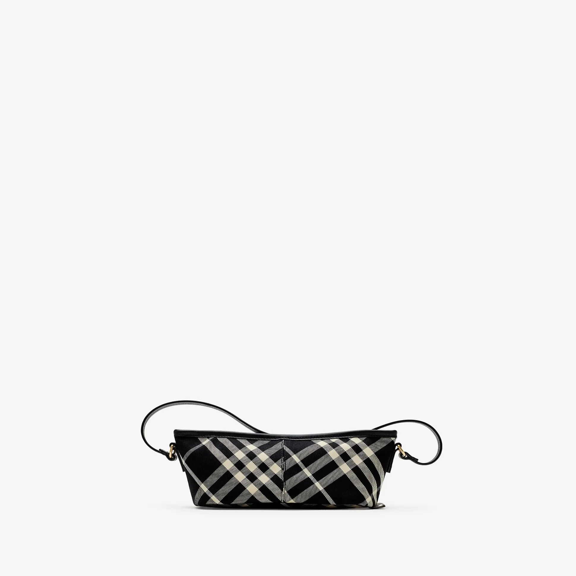 Discount Burberry Check Mini Bag Black/calico