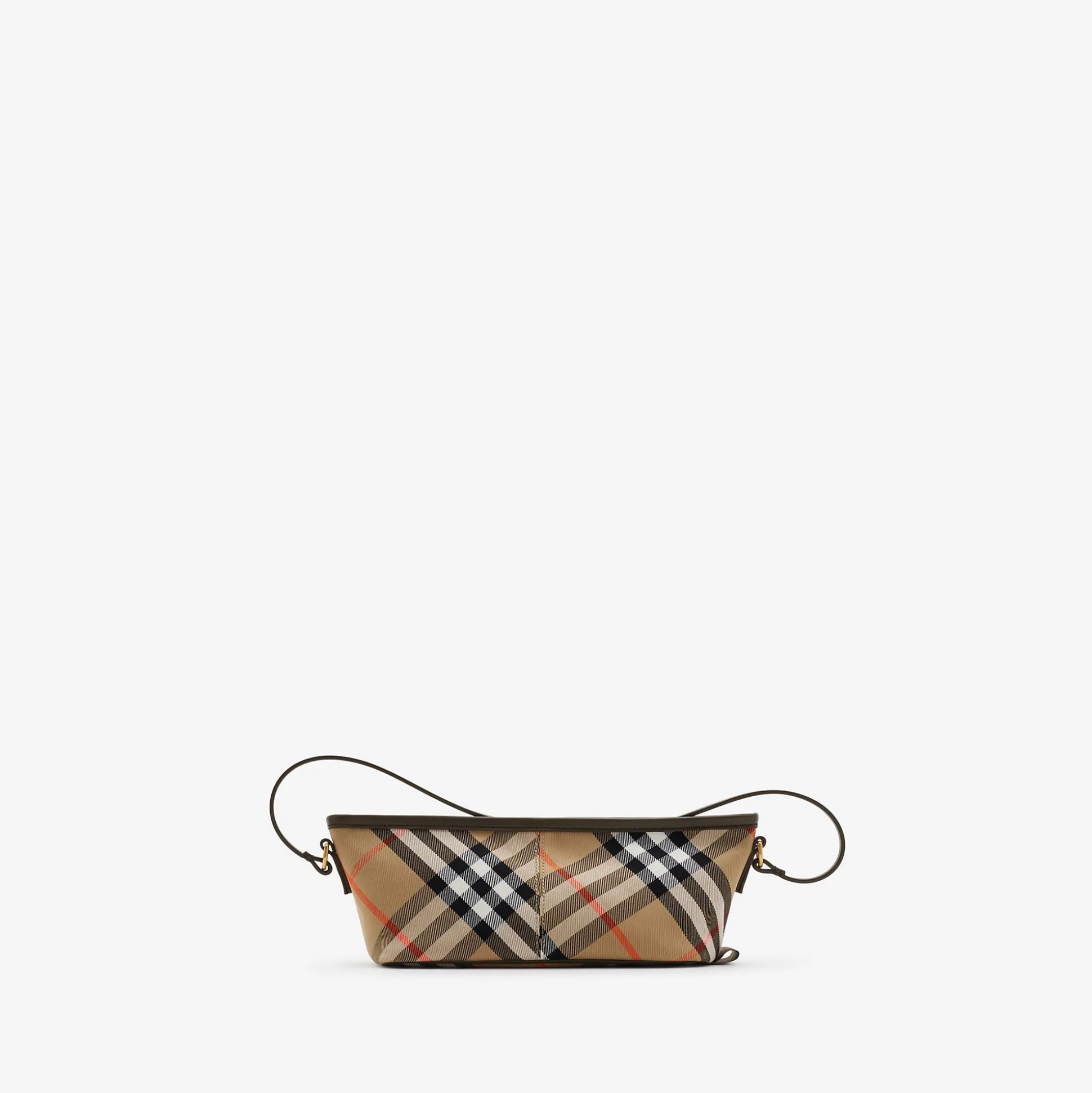 Best Sale Burberry Check Mini Bag Sand