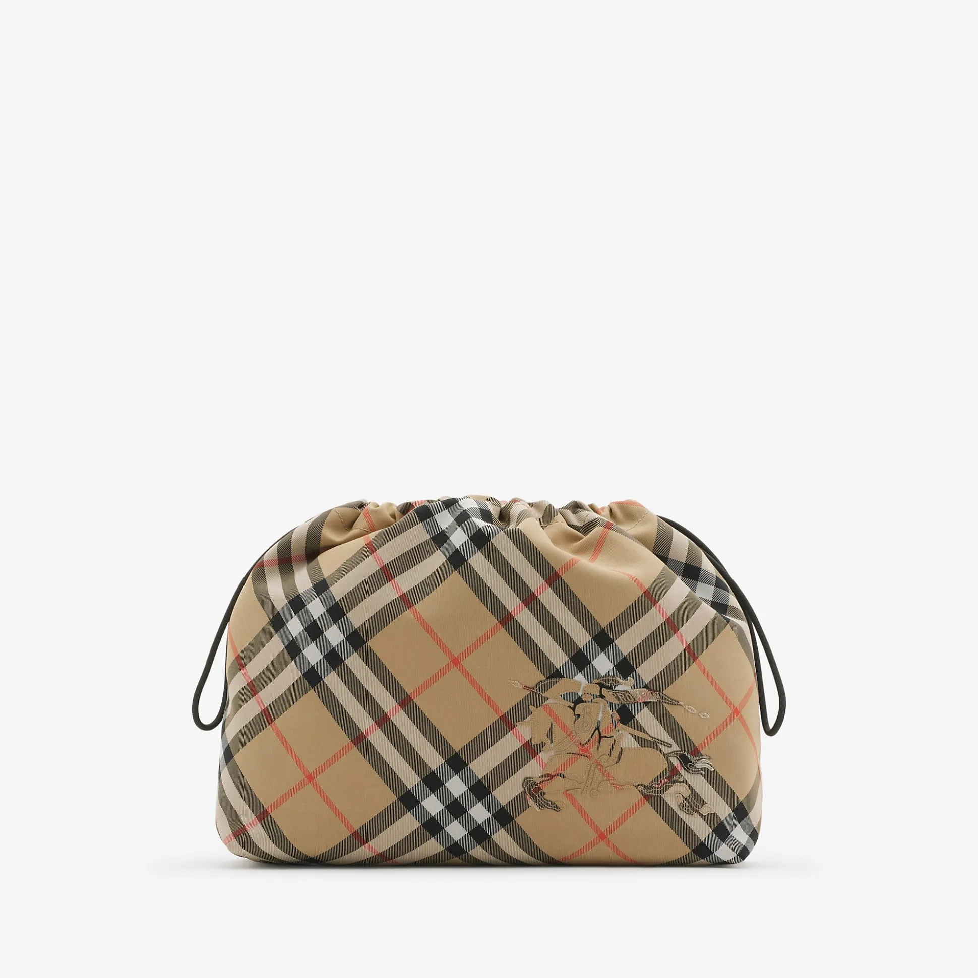 Store Burberry Check Pouch Sand