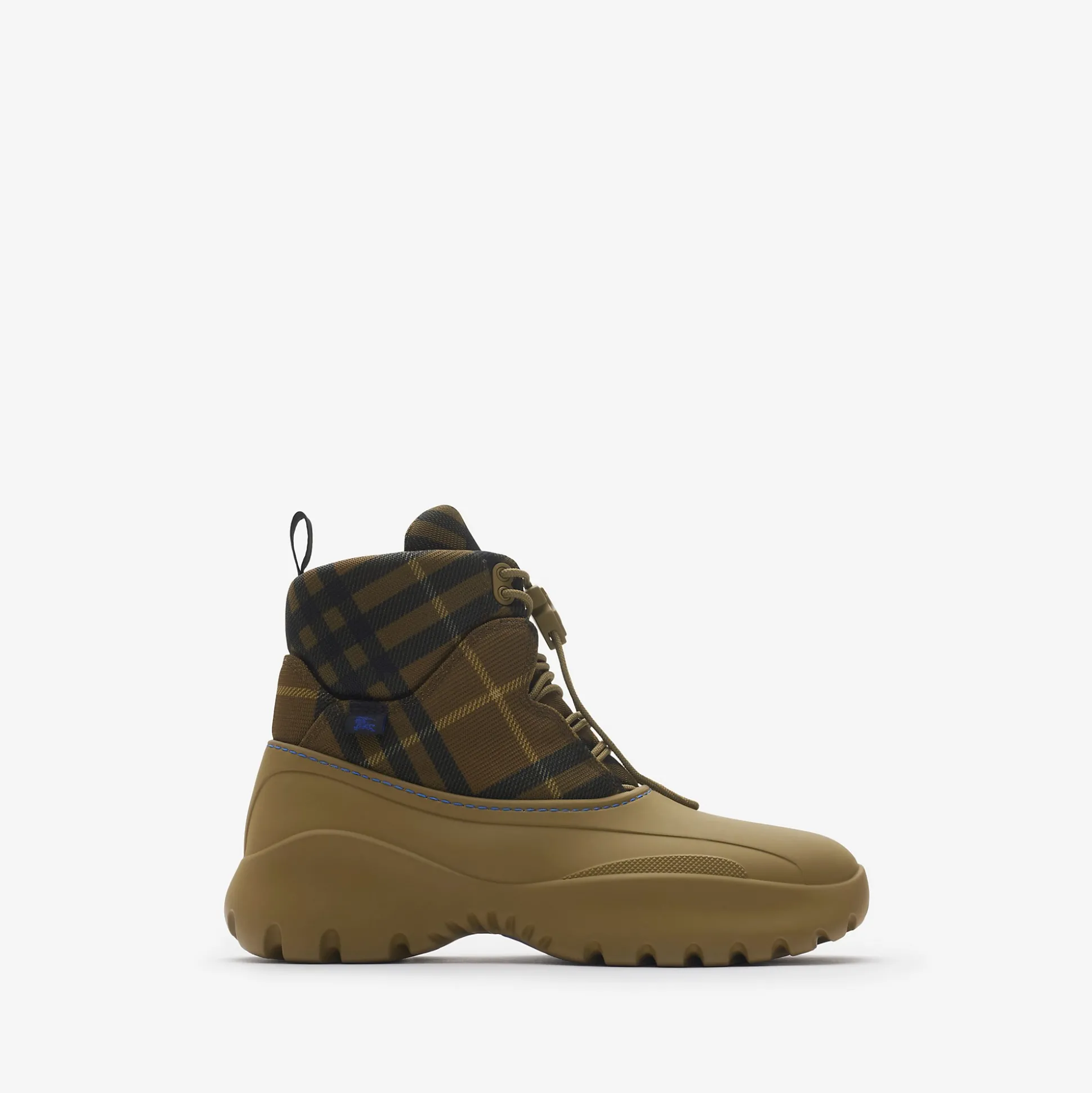 Sale Burberry Check Scoot Trek Boots Furrow