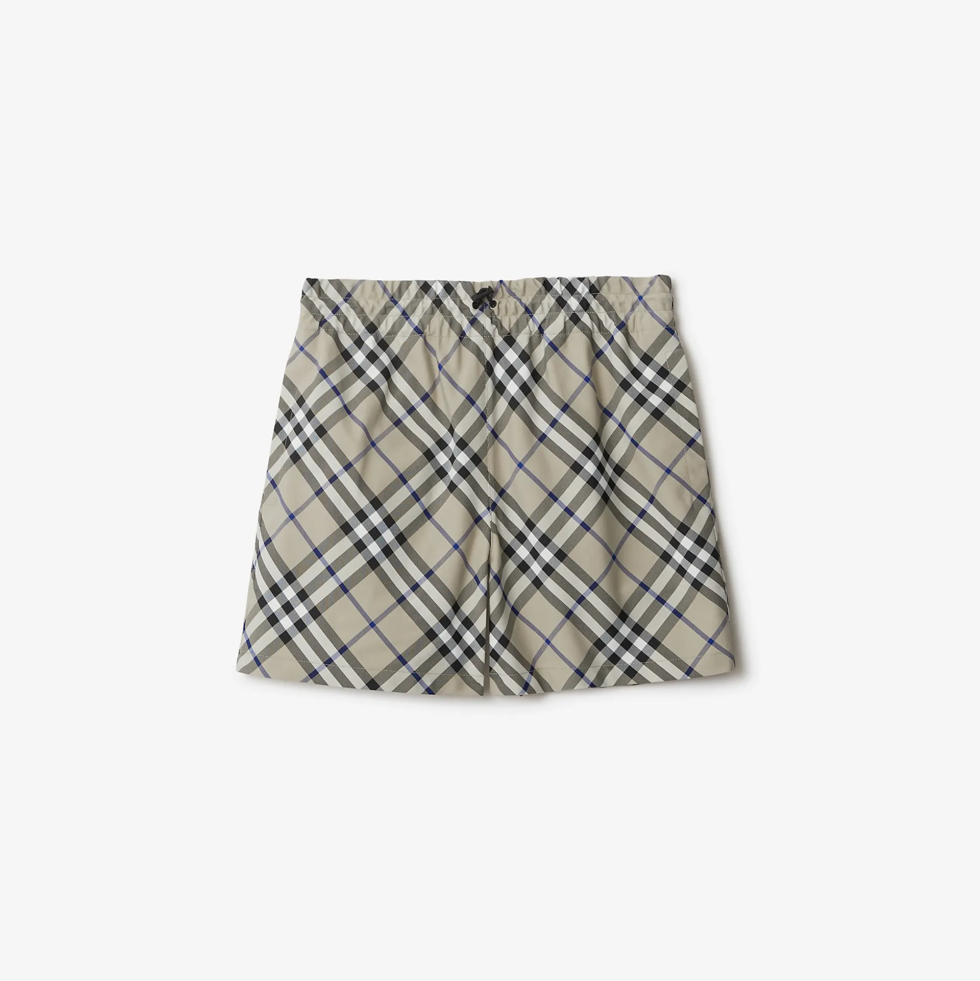 Fashion Burberry Check Shorts Lichen