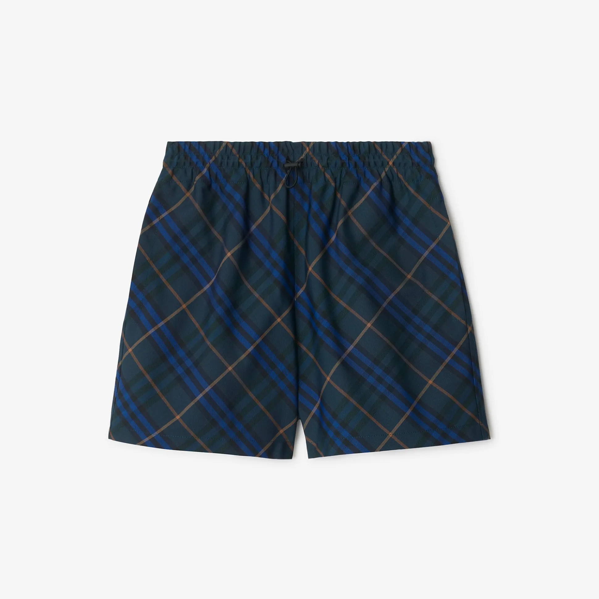 Fashion Burberry Check Shorts Midnight