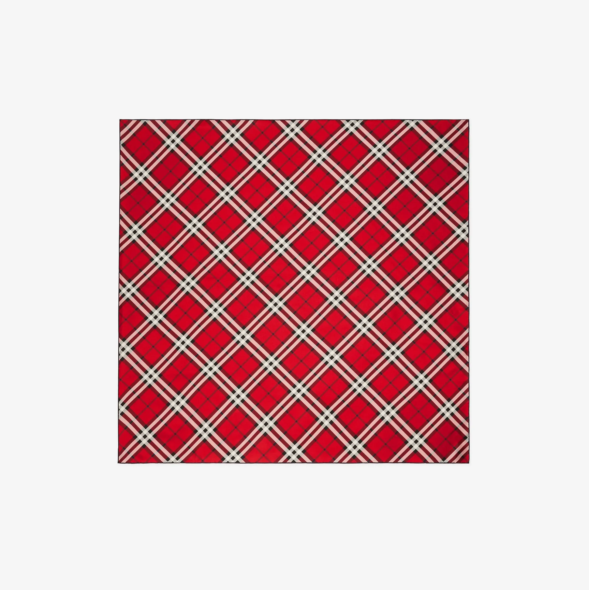 Best Burberry Check Silk Scarf Scarlett