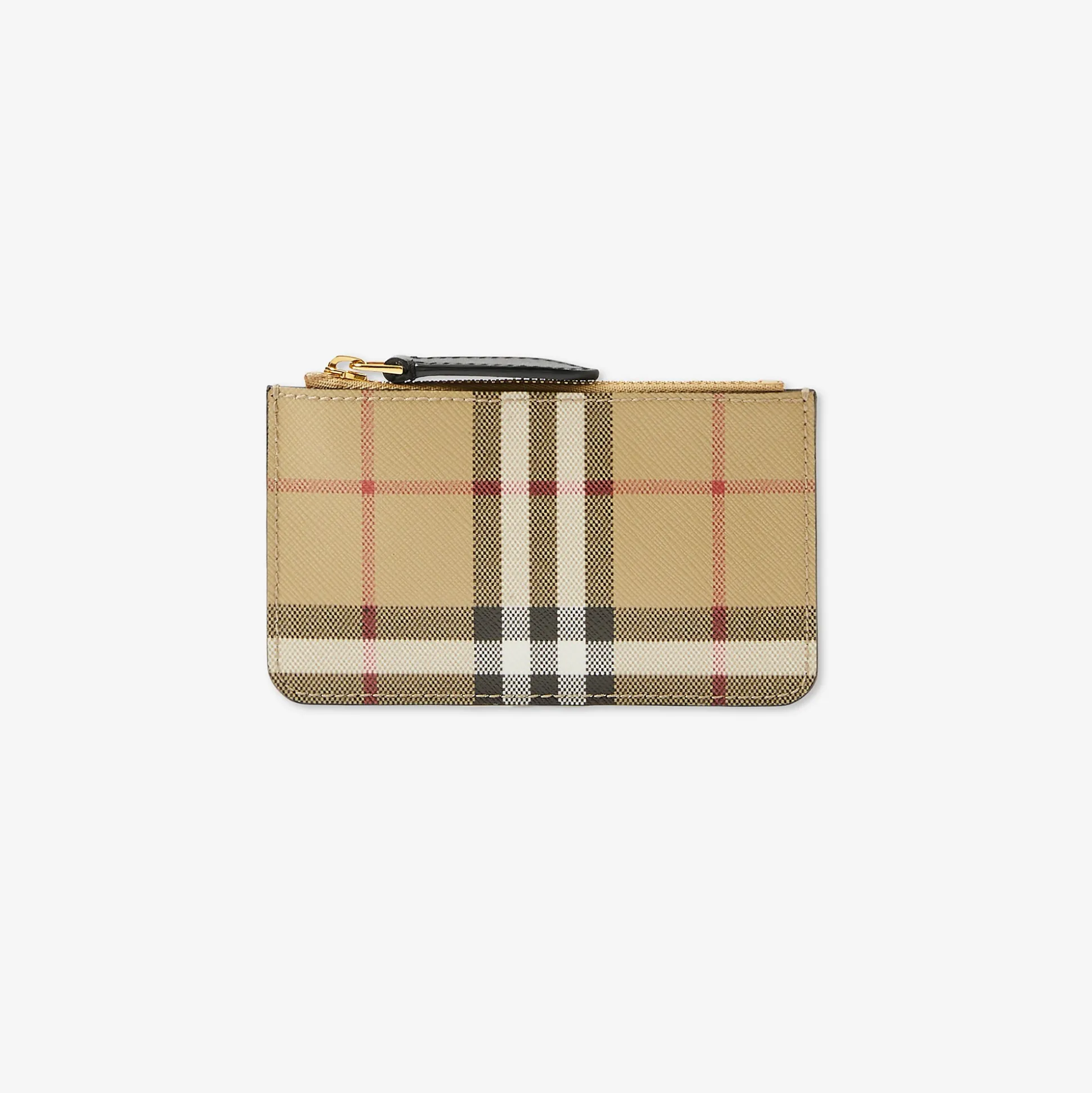 Best Burberry Check Strap Coin Case Archivebeige