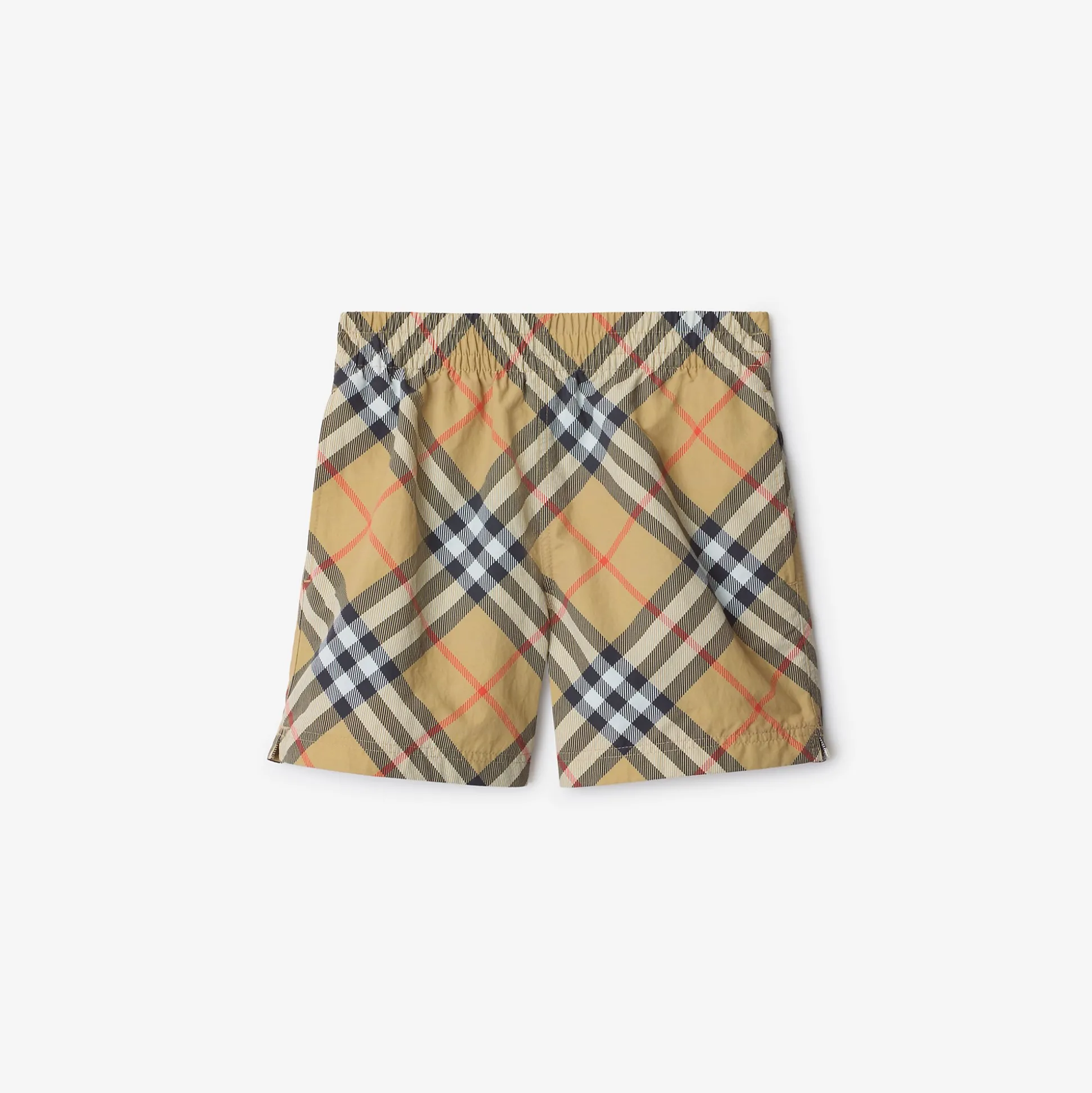 Online Burberry Check Swim Shorts Sand