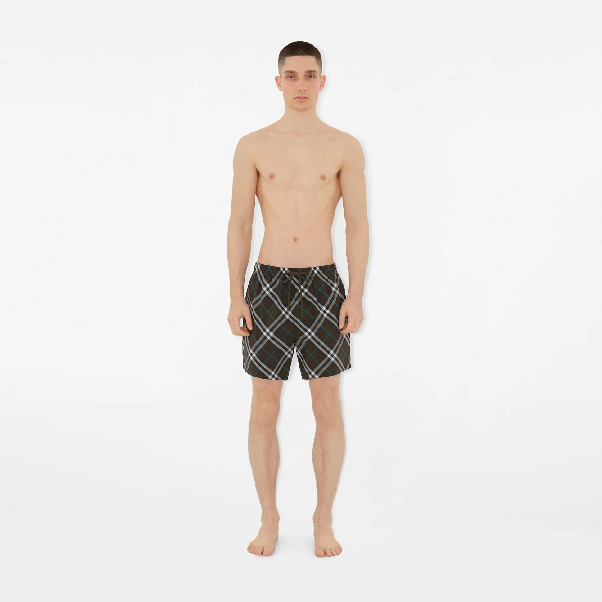 Best Sale Burberry Check Swim Shorts Snug