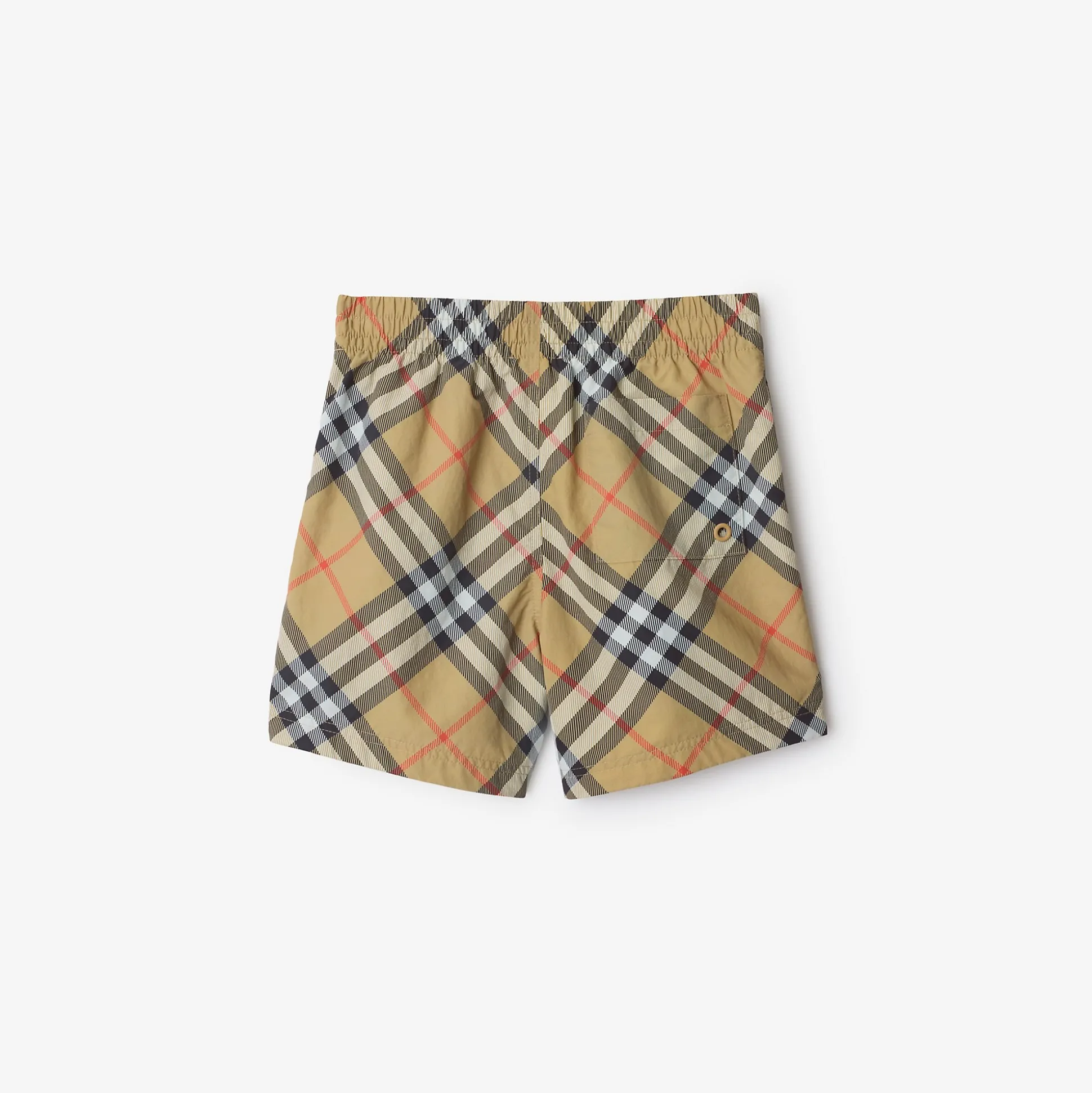 Online Burberry Check Swim Shorts Sand