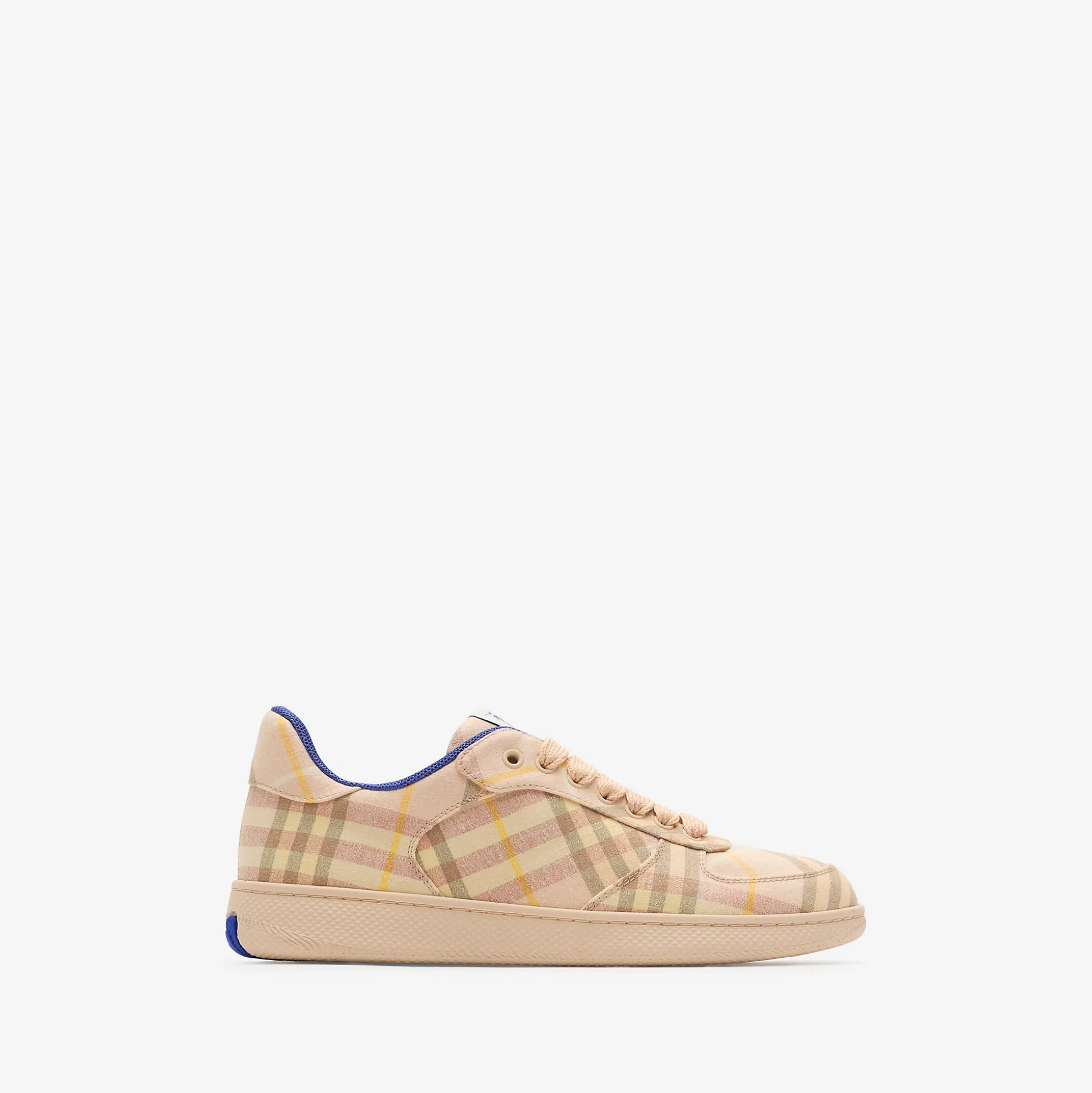 Fashion Burberry Check Terrace Sneakers Teacup