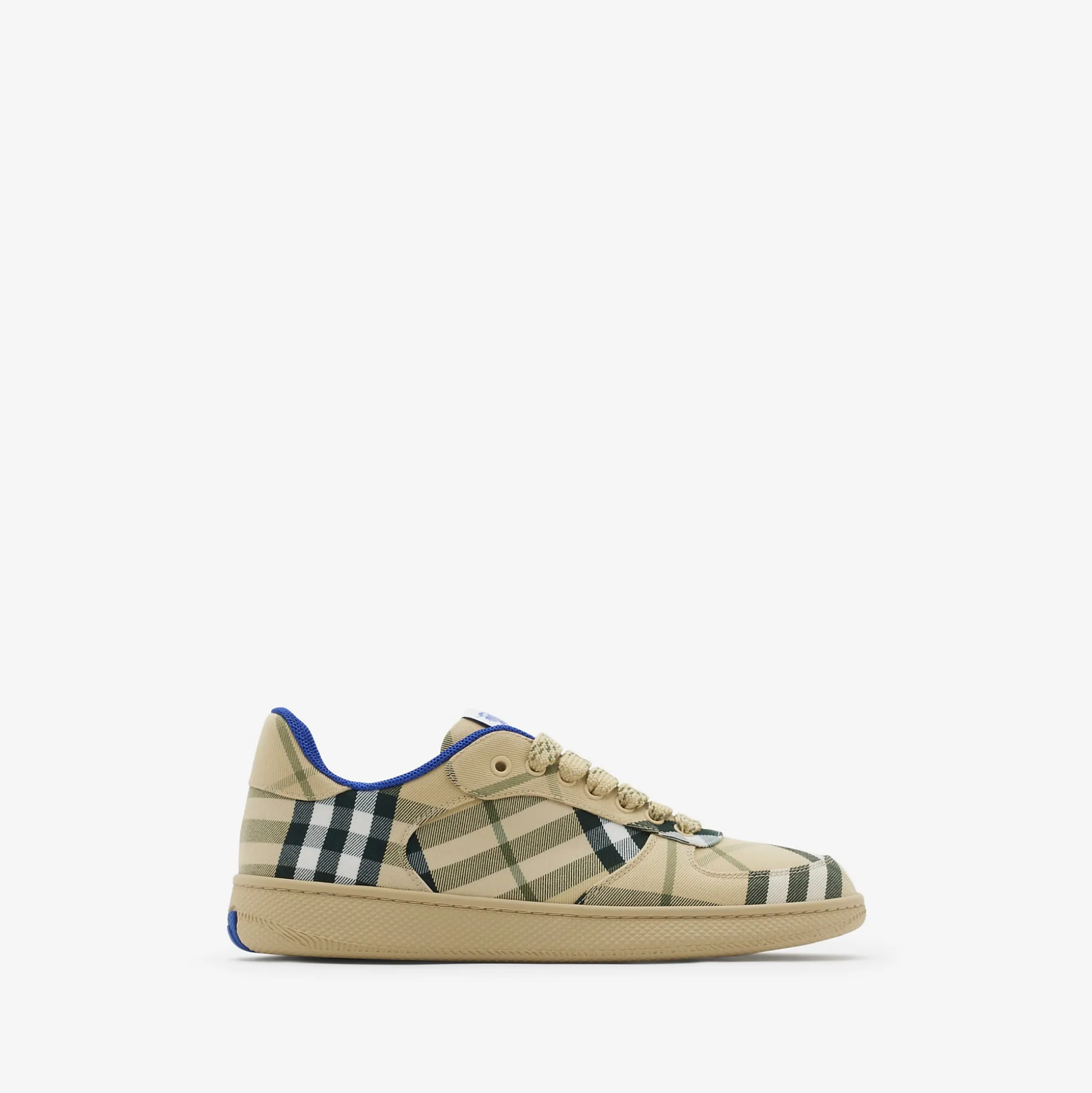 Sale Burberry Check Terrace Sneakers Grain