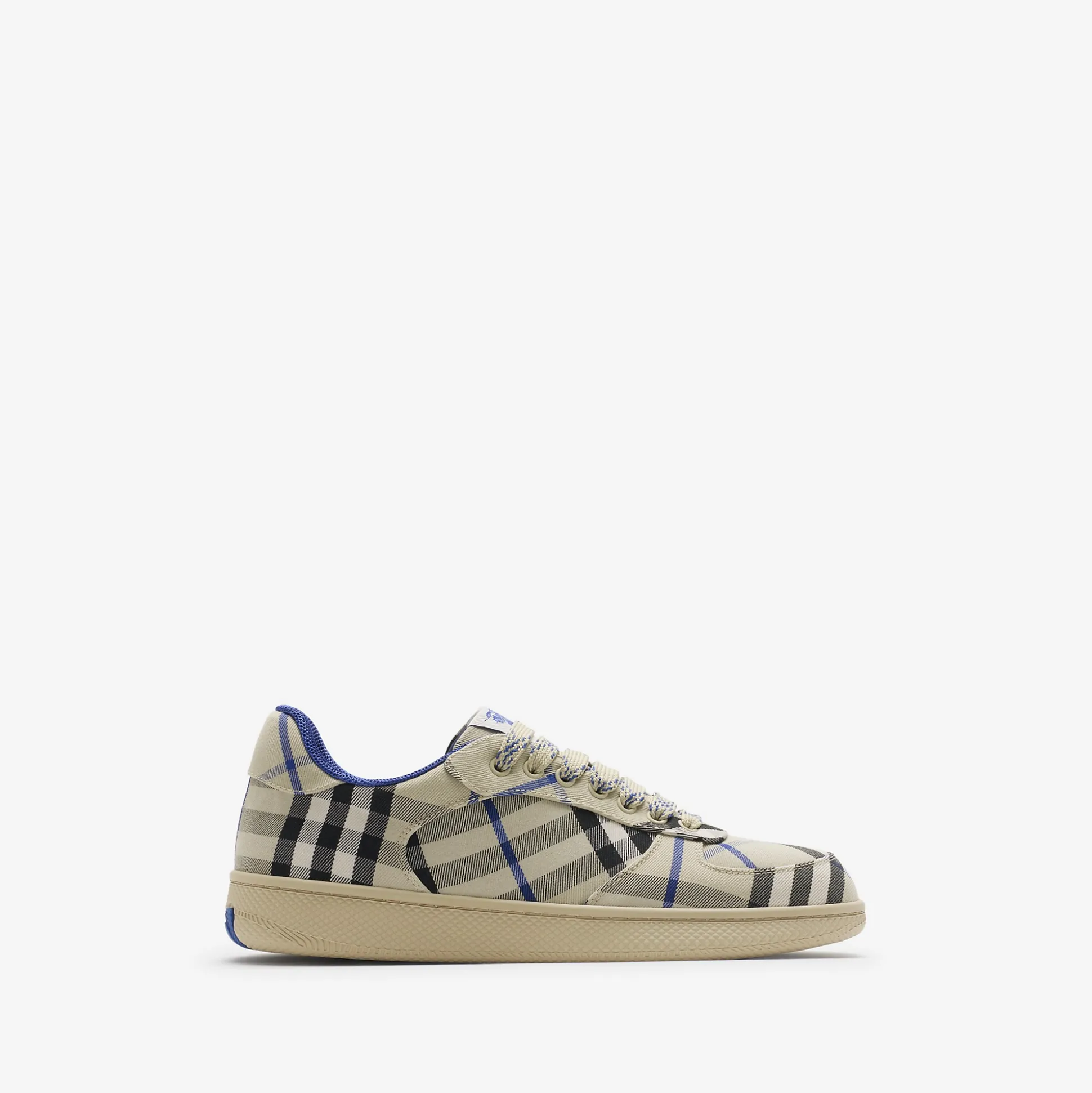 Shop Burberry Check Terrace Sneakers Lichencheck