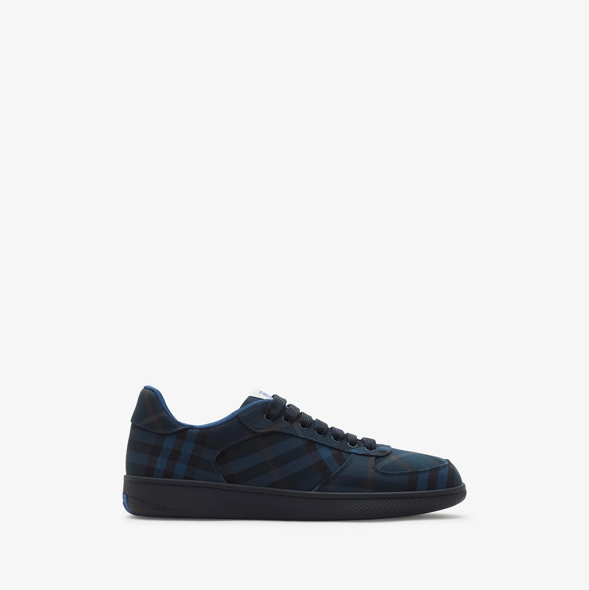 Outlet Burberry Check Terrace Sneakers Midnight