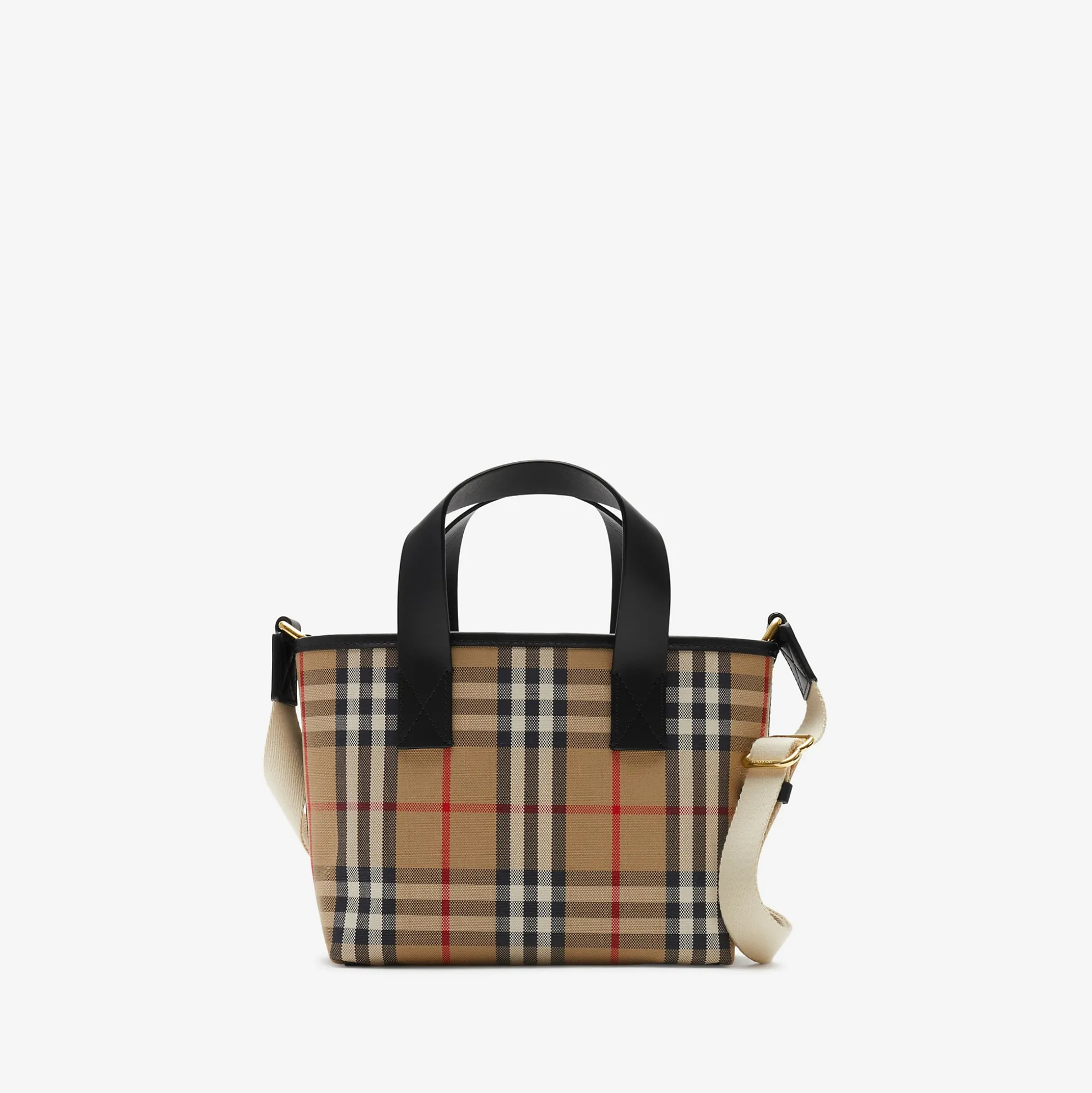 Cheap Burberry Check Tote Archivebeige