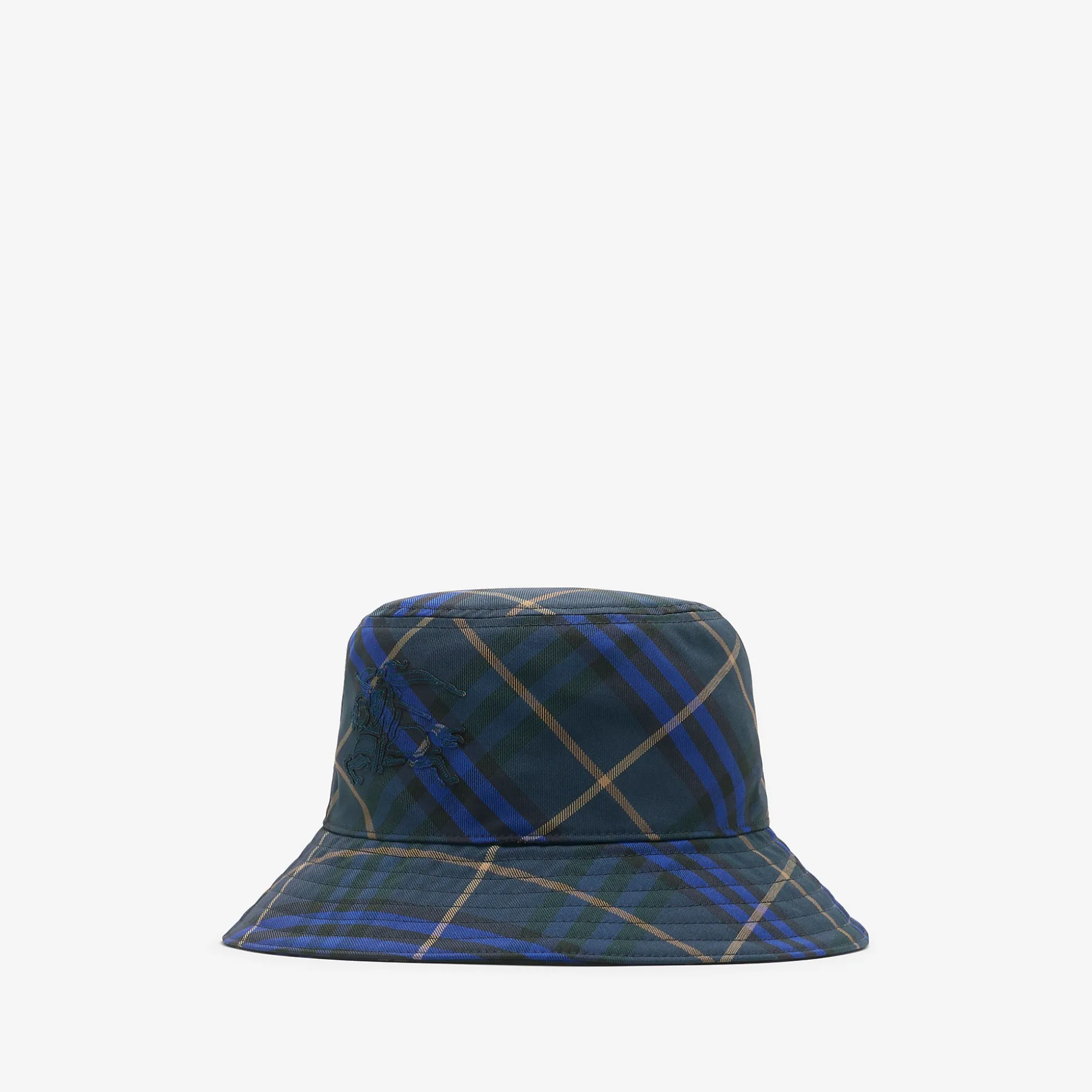 Clearance Burberry Check Twill Bucket Hat Midnight